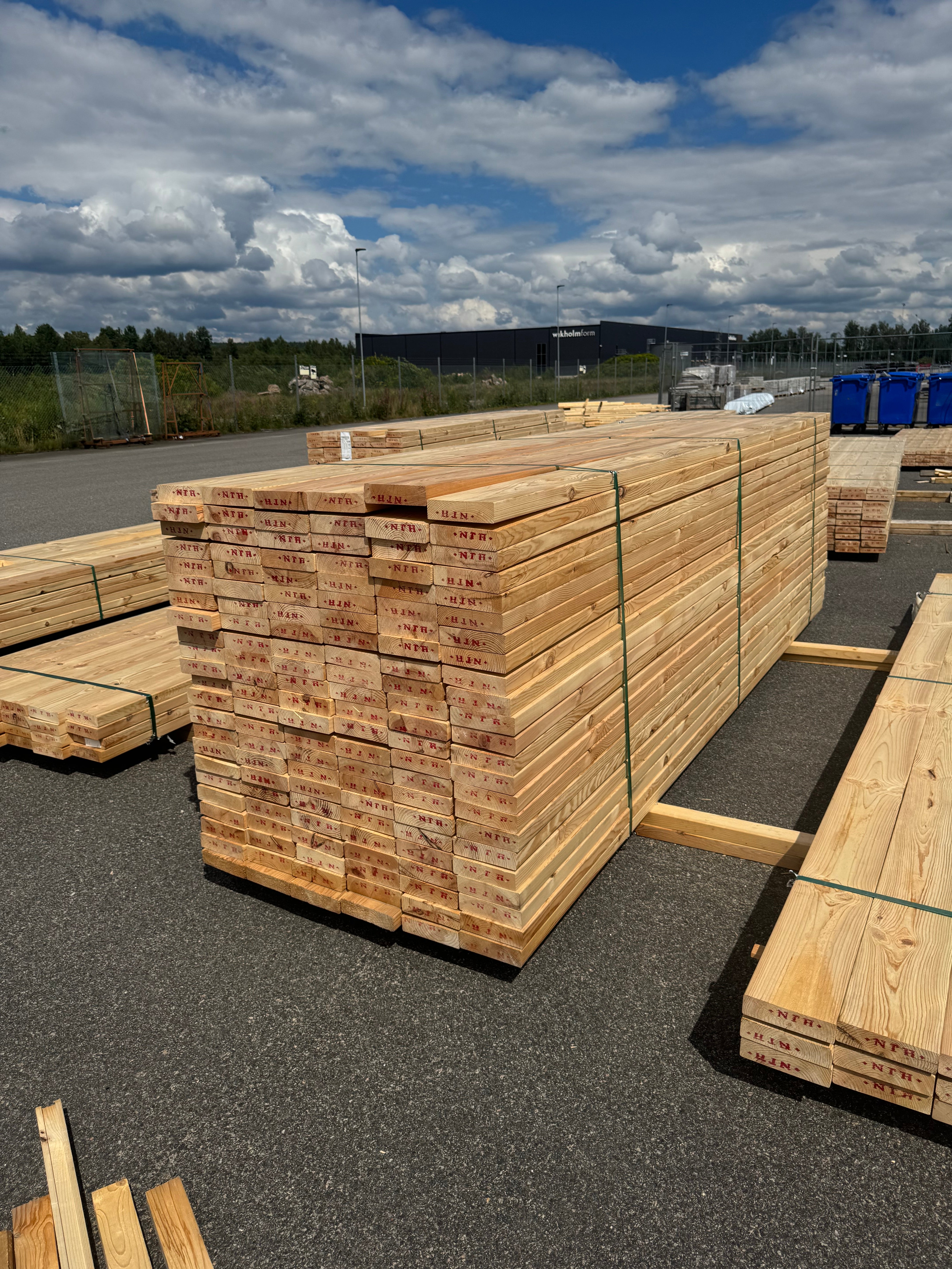 Paket Reglar 45x170 – 138 st (3,60 m, furu)
