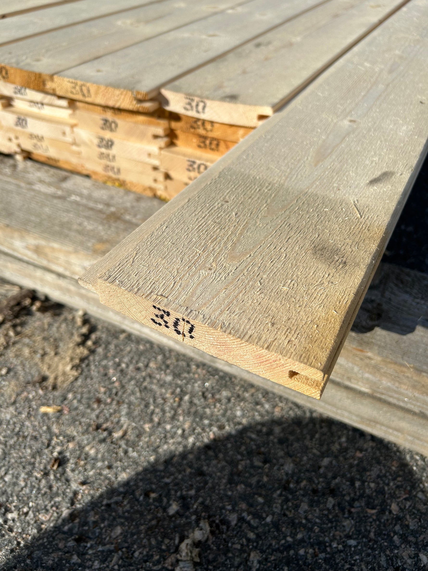 Parti Spontad Ytterpanel 22×145 mm 3,00 m 49 st Gran
