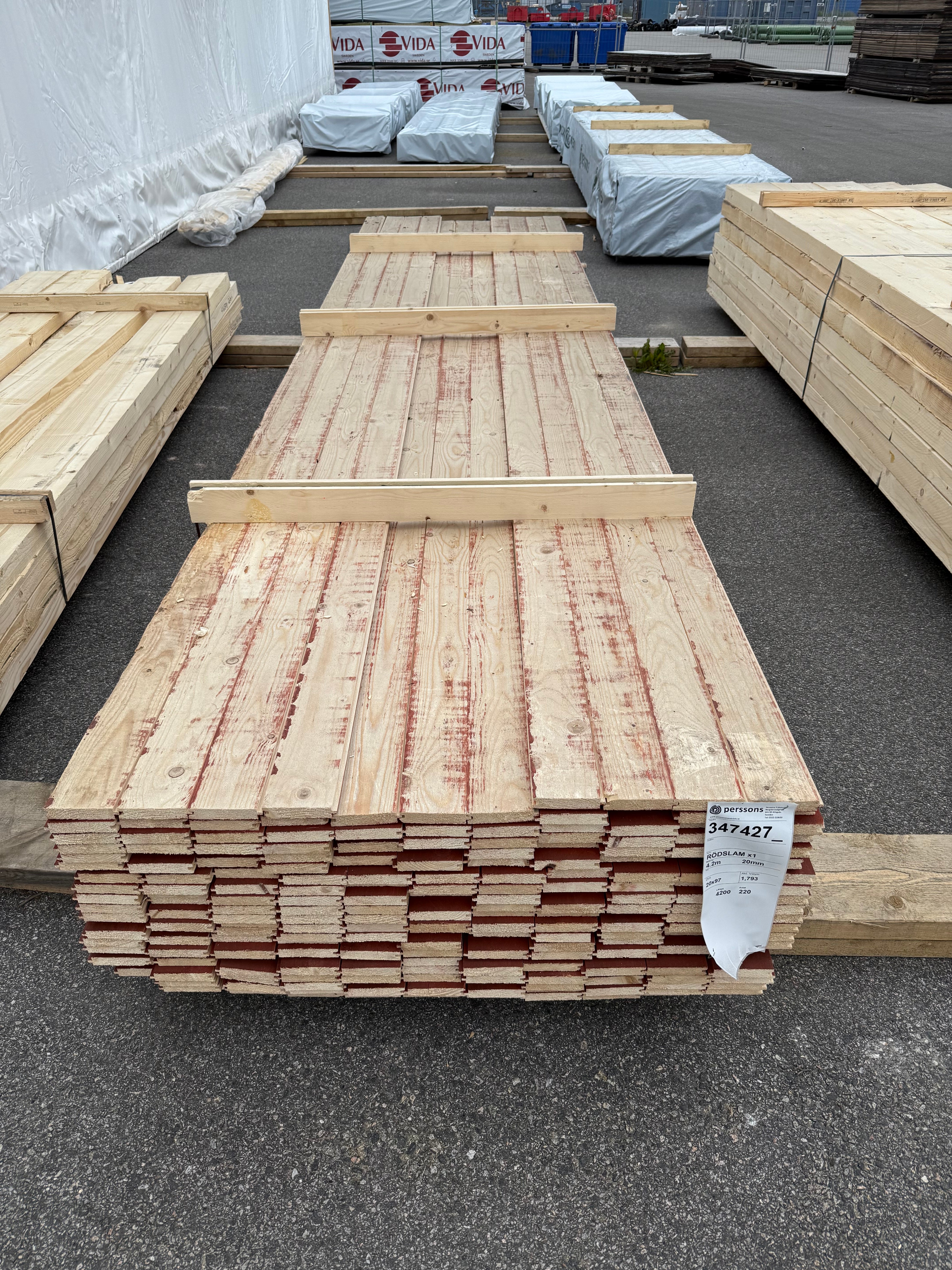 Paket Råspont 20x97 4.20m 228st
