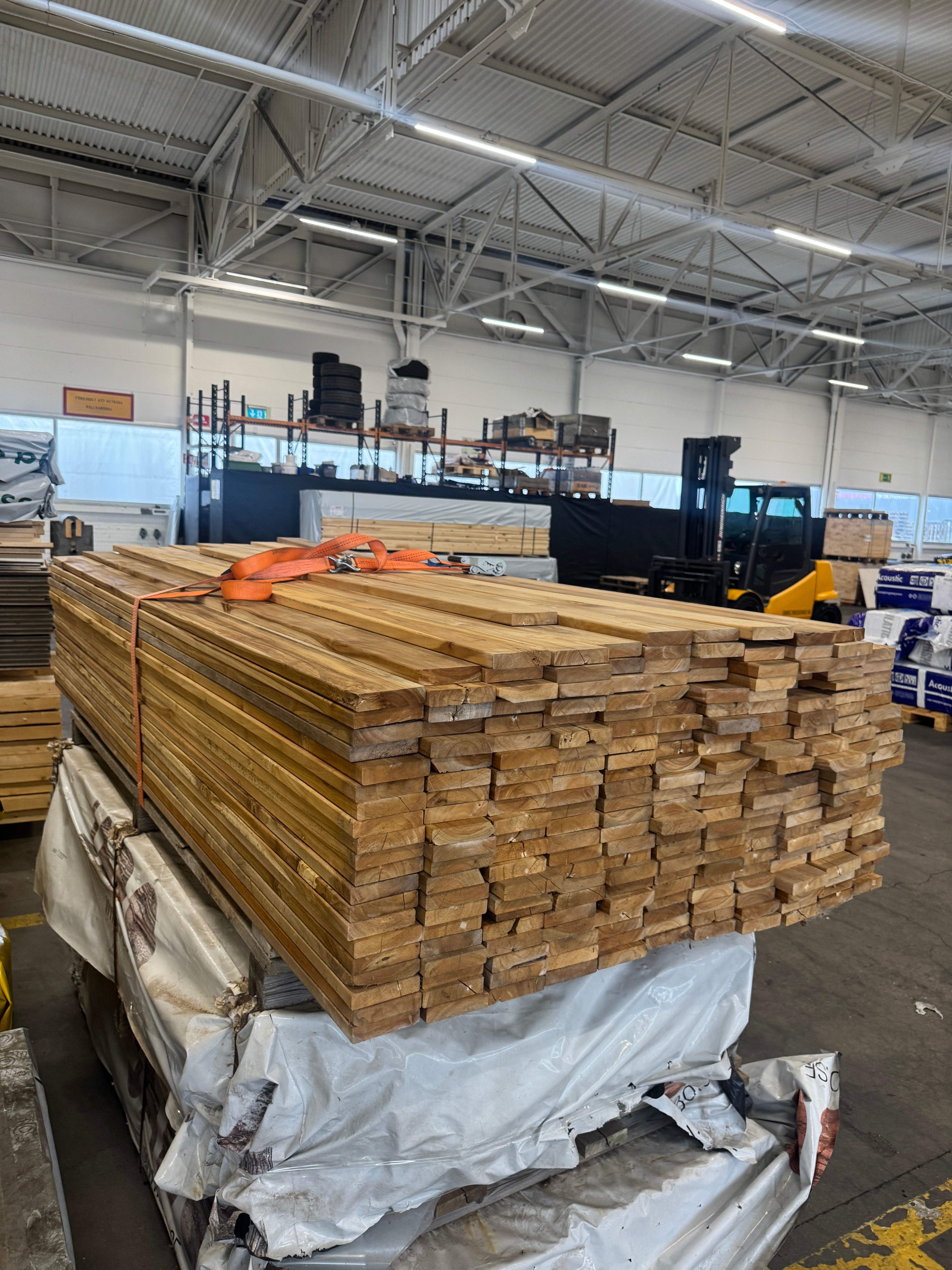 Teaktrall 22x95mm