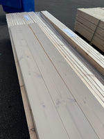 Parti Massivt Furugolv Borstad Ljusgrå Ekonomi 25x160 mm – 51,92 m²
