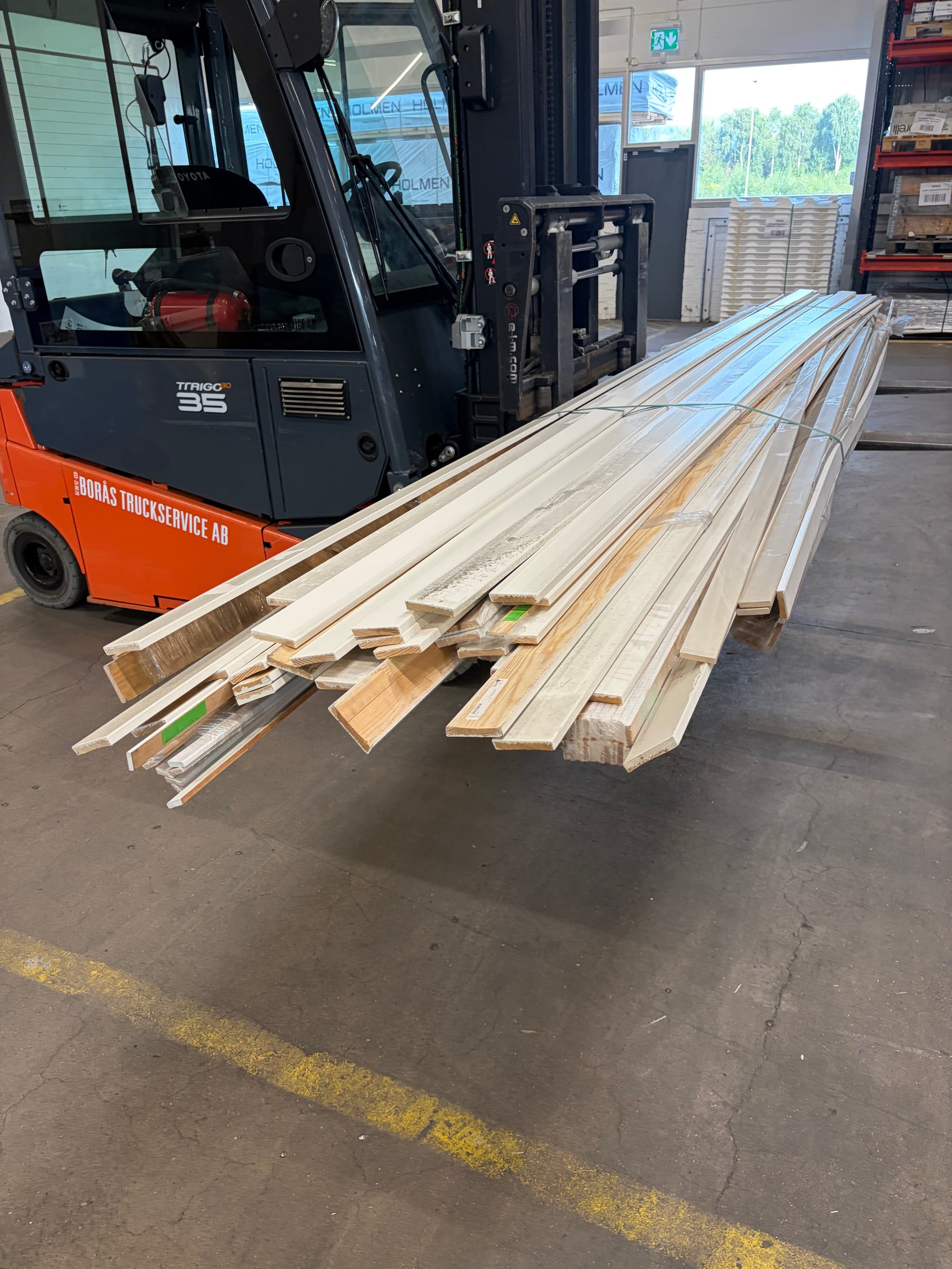 Parti lister blandade dimensioner