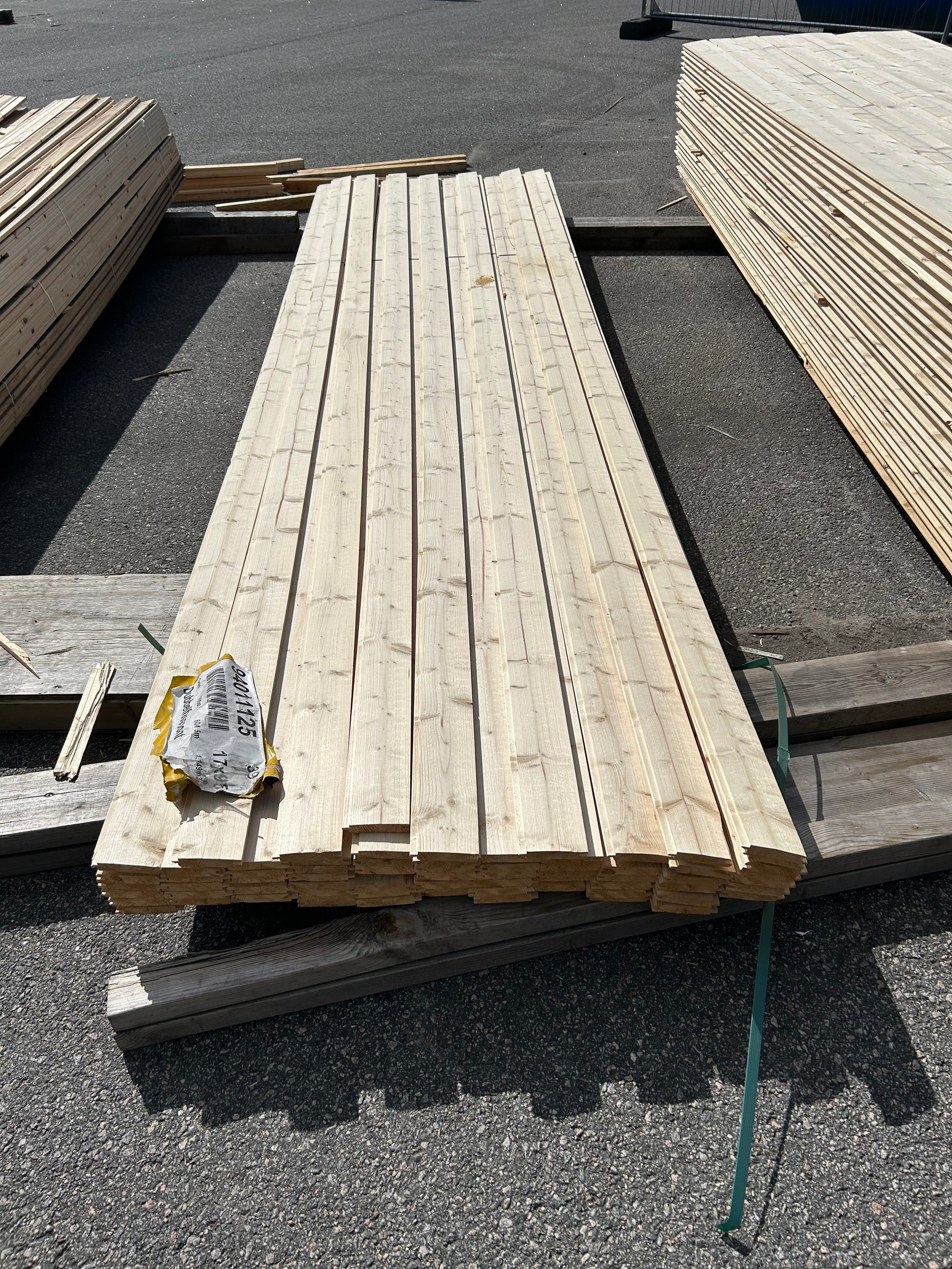 Paket Dubbelfasspont 17x95mm 73st 3.90m Obehandlad