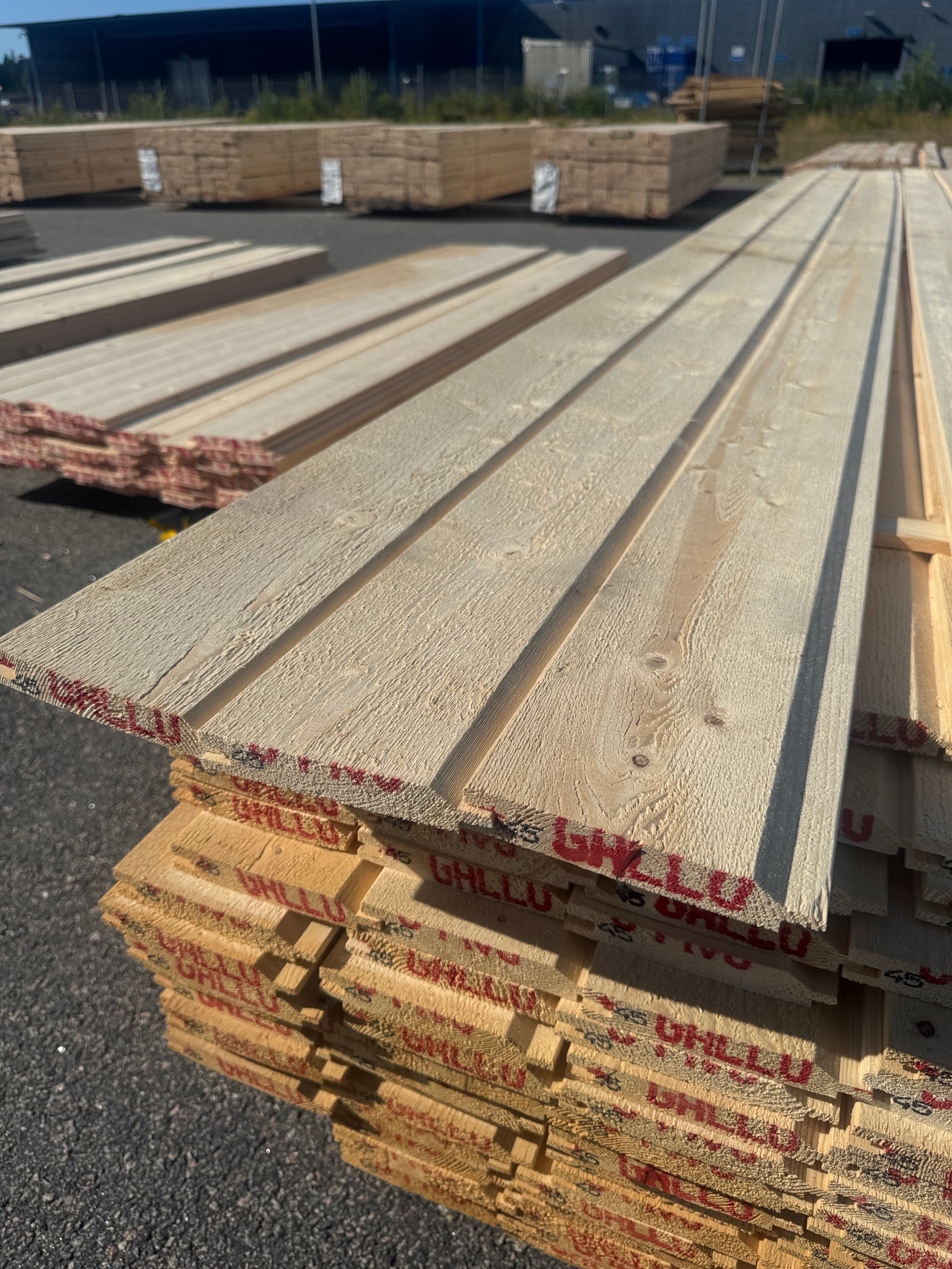 Paket Ytterpanel 22x145mm 4,50m 147st Obehandlad