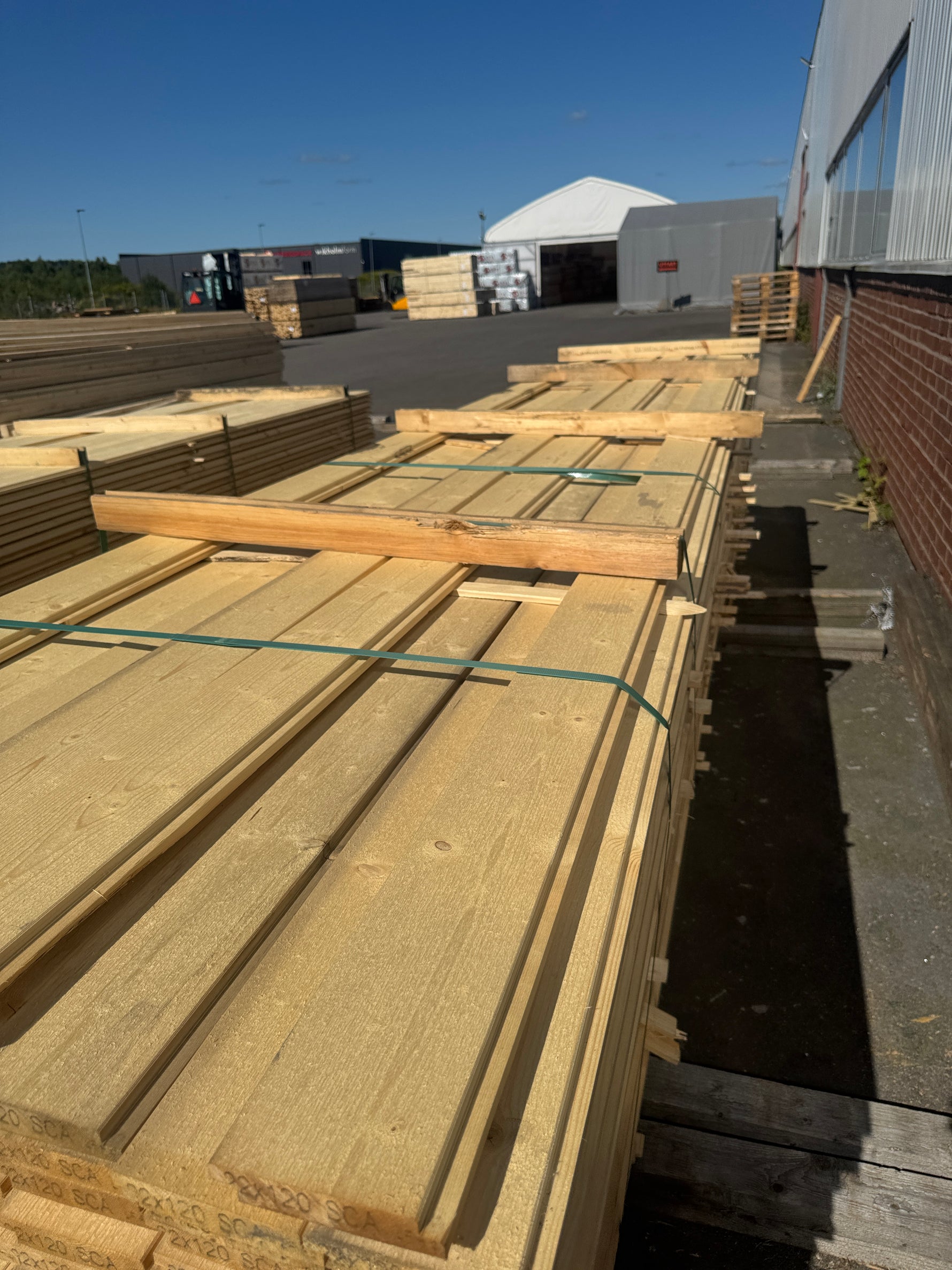 Paket Ytterpanel 22x120mm 4,80m 260st Obehandlad