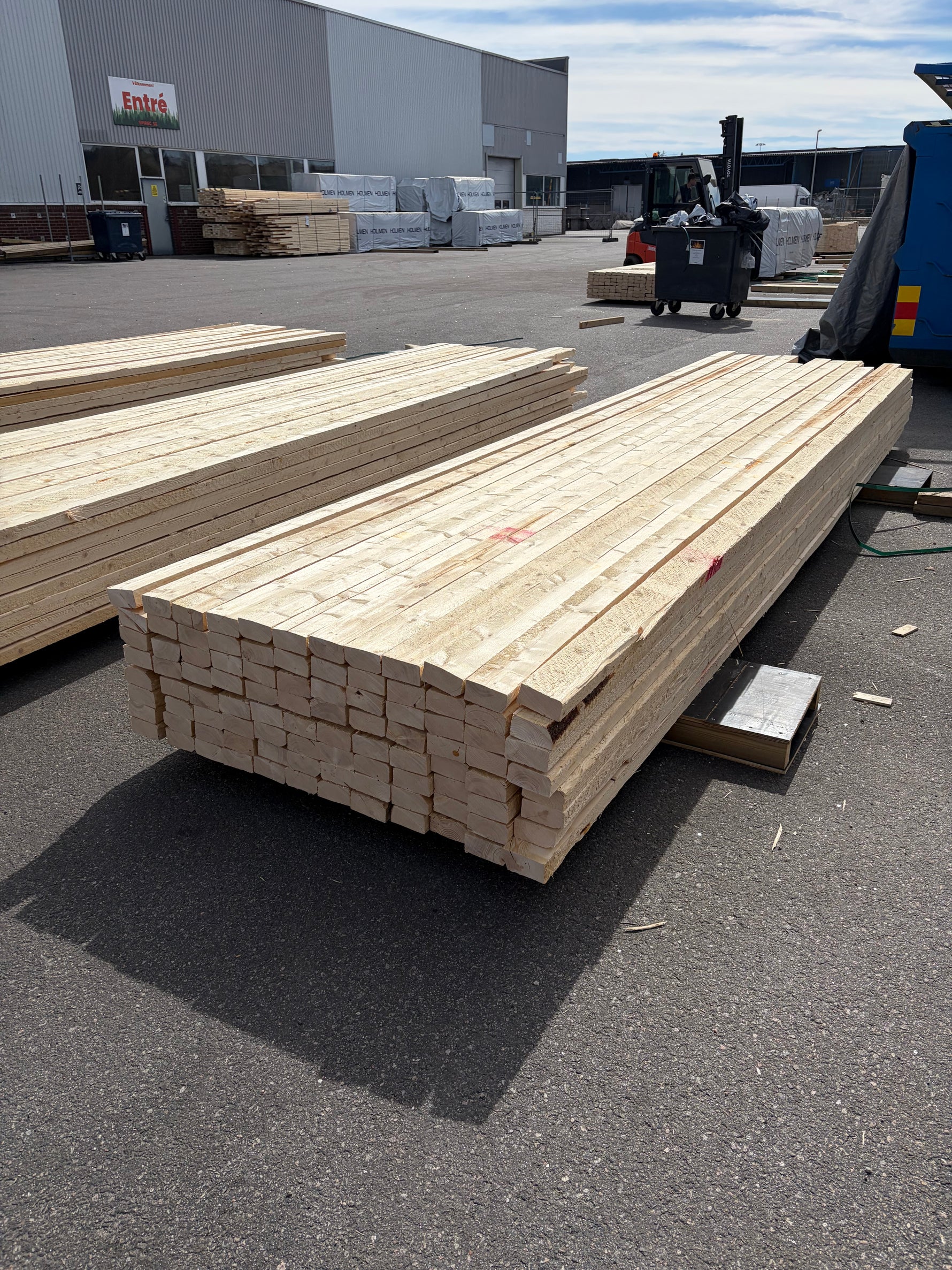 Paket Ohyvlade Reglar 45x90mm, 96st (4,2–4,8m) - Spirec