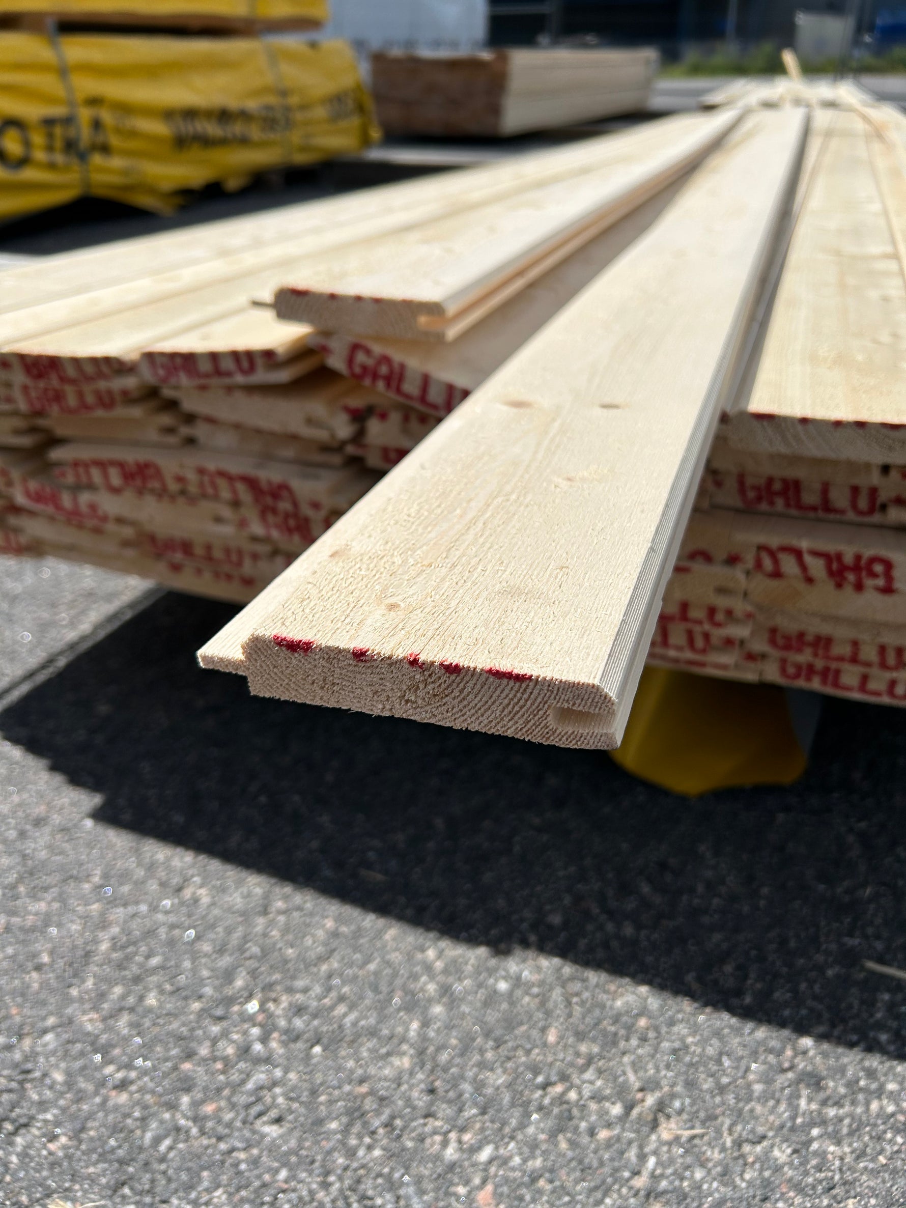 Paket Dubbelfas Halvspont 22x120mm 4,20m 76st Obehandlad