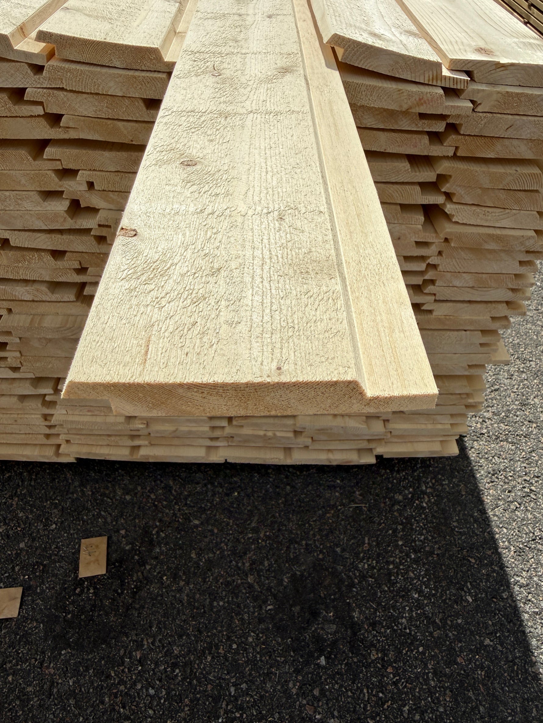 Paket Ytterpanel Dubbelfasspont 22x145mm 5.10m 175st Obehandlad