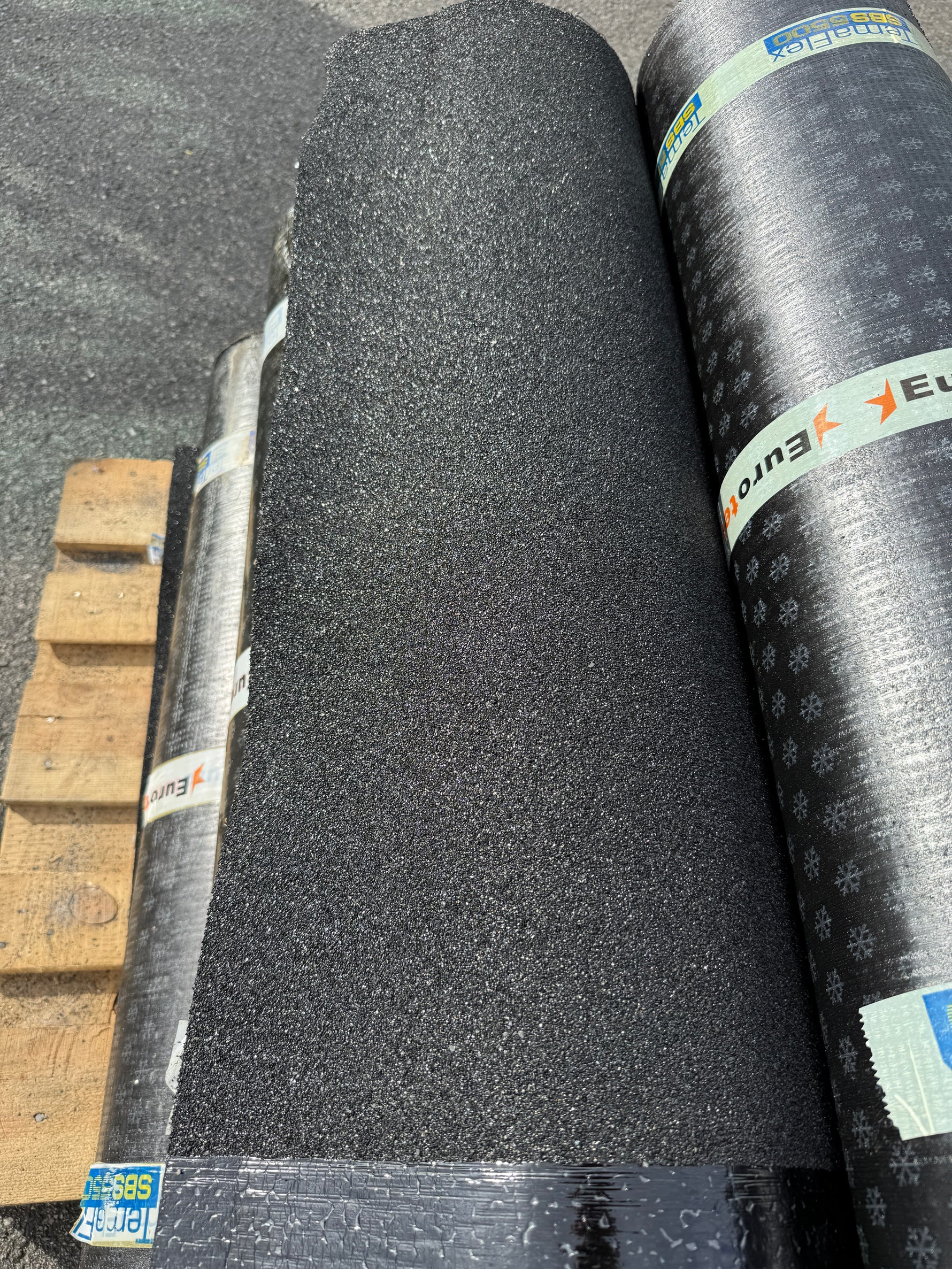 Parti Temaflex SBS 5500 Chrystal Black, 8x1 m – 10 rullar - 80 m²