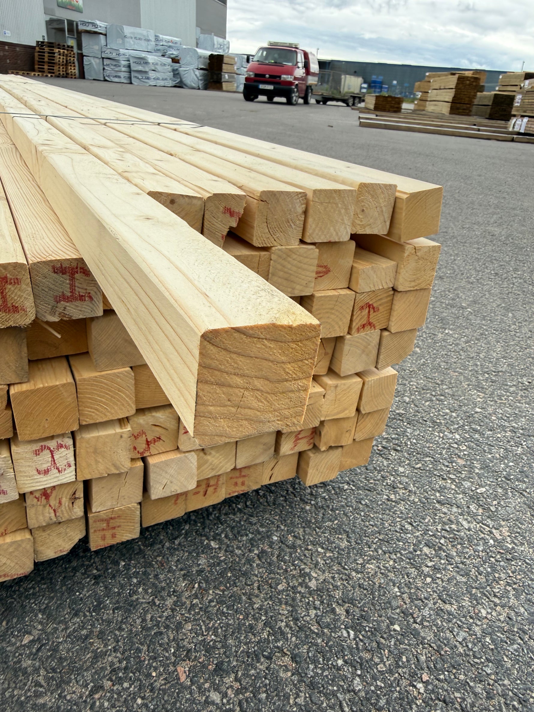 Paket Reglar 45x45mm, 135st 4,80m (Andra sortering)