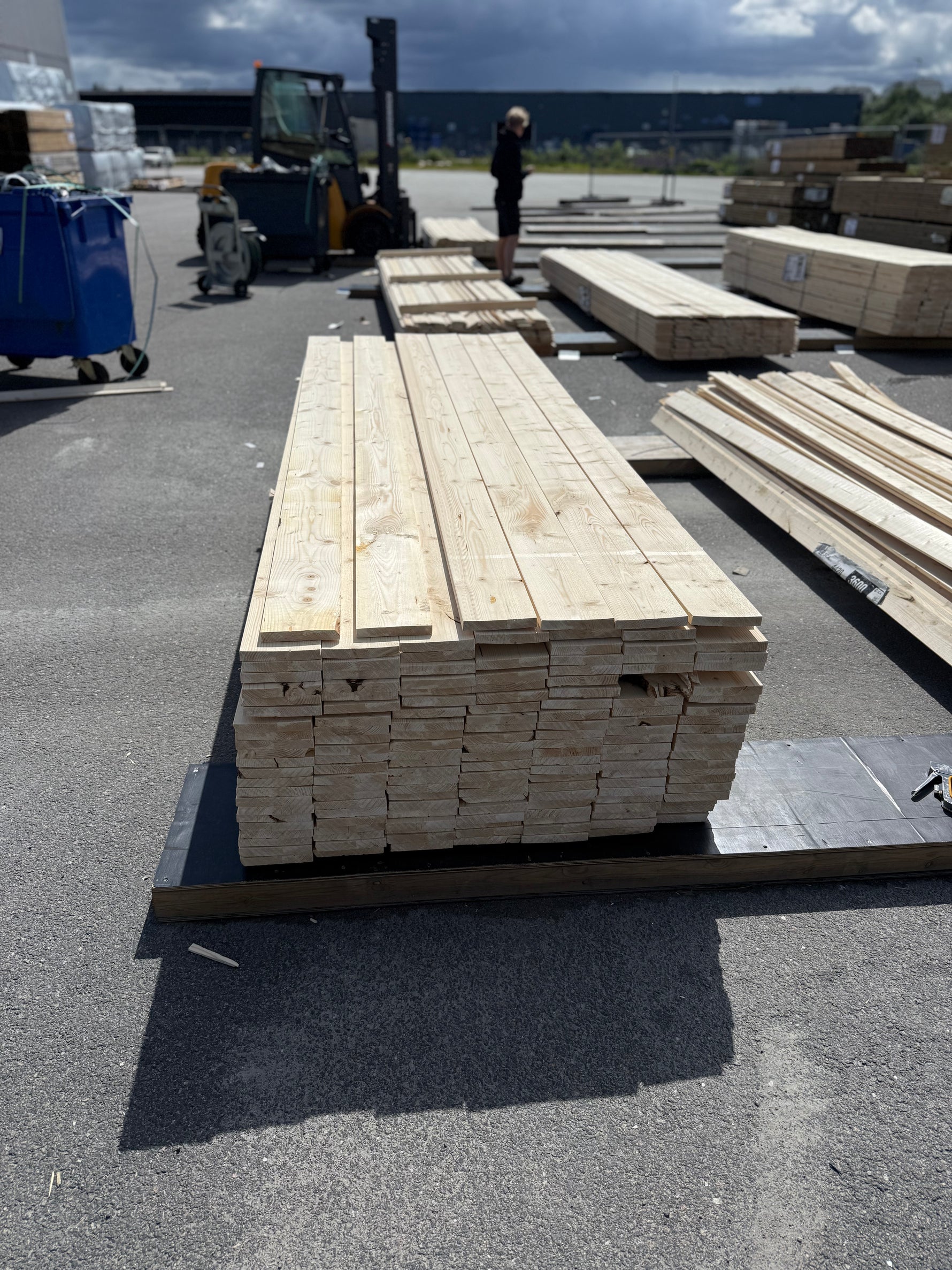 Paket Finsågade Brädor 22x145mm, 155st 3,0–3,60m (Andra sortering)