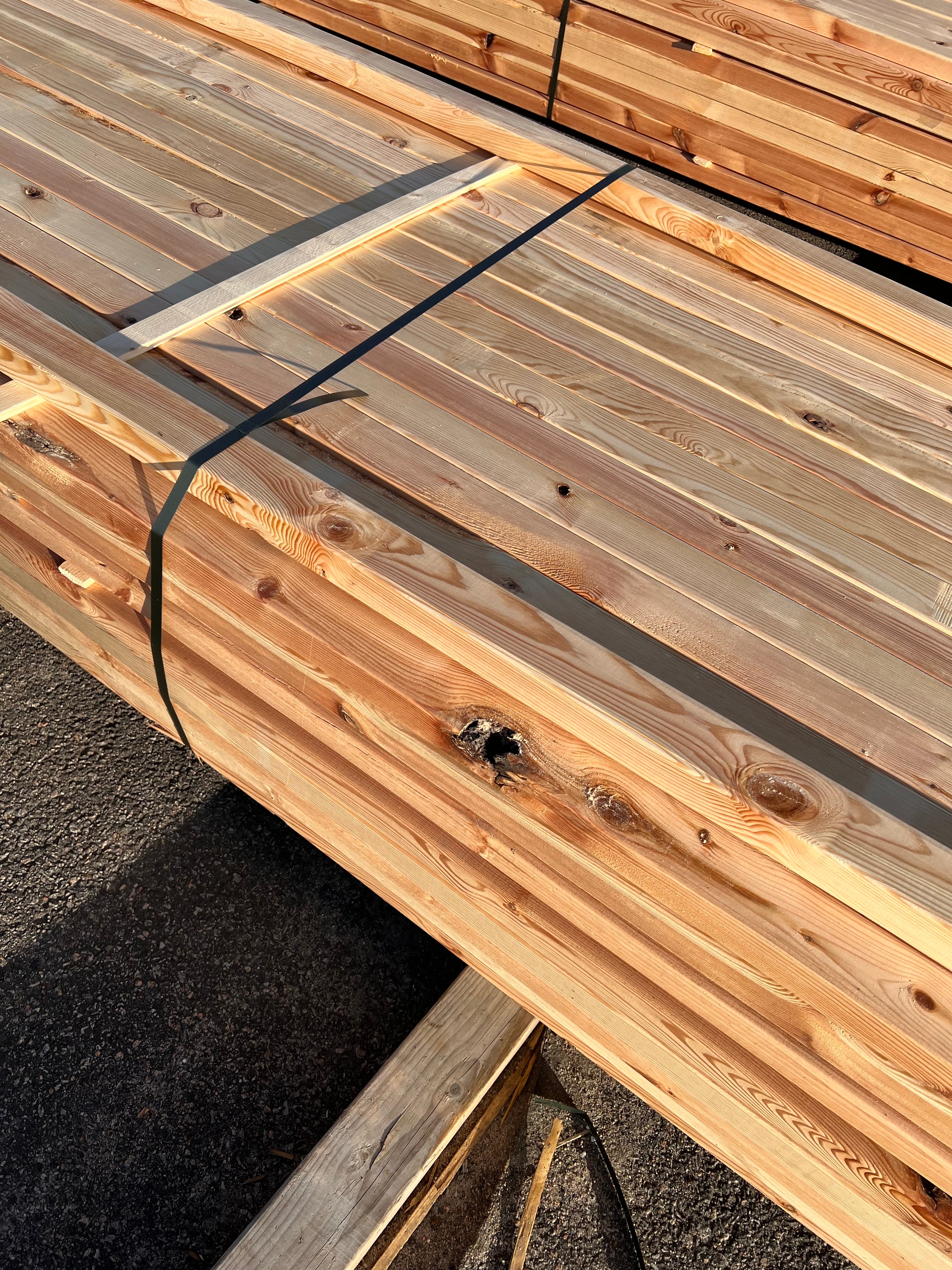 Paket Reglar 45x70mm – 123 st (5,40 m, Furu)