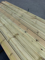 Paket Tryckimpregnerad Rillad Trall 28x120mm, 144st 5.10m- Väderbitet