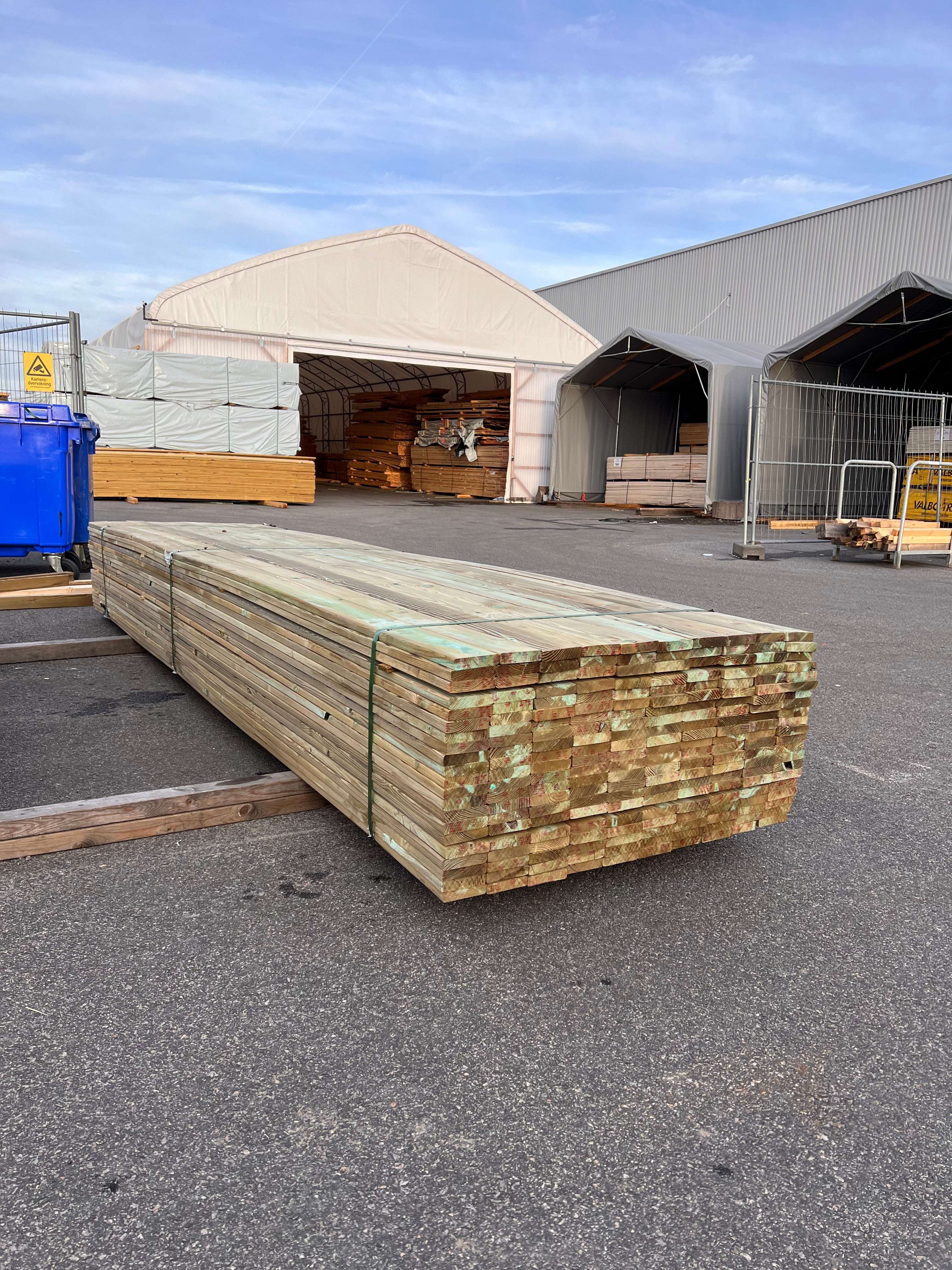 Paket Trall 22x95mm – 210 st 4.20m Tryckimpregnerad B-sort