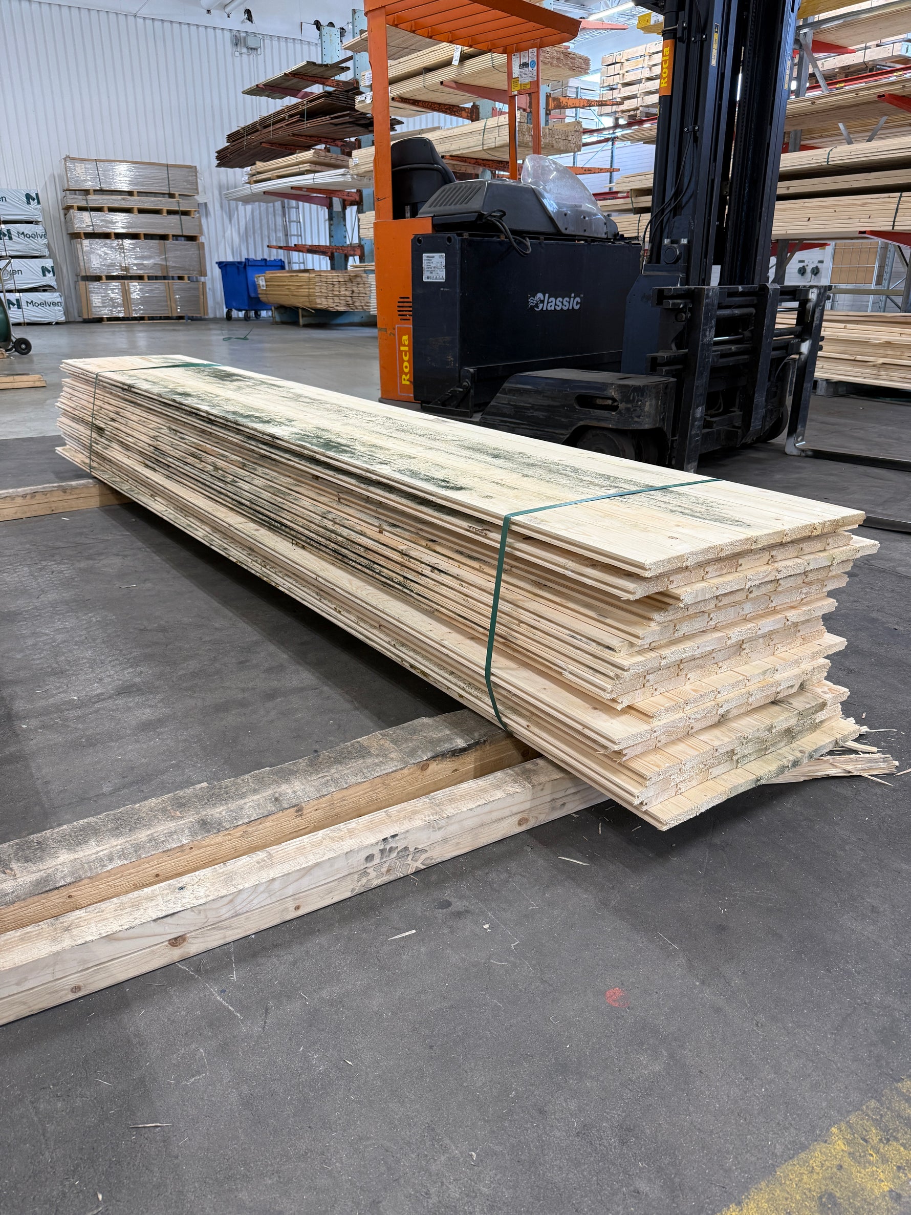 Paket Råspontluckor 20x540x3600mm 20st (Mögelskadad)