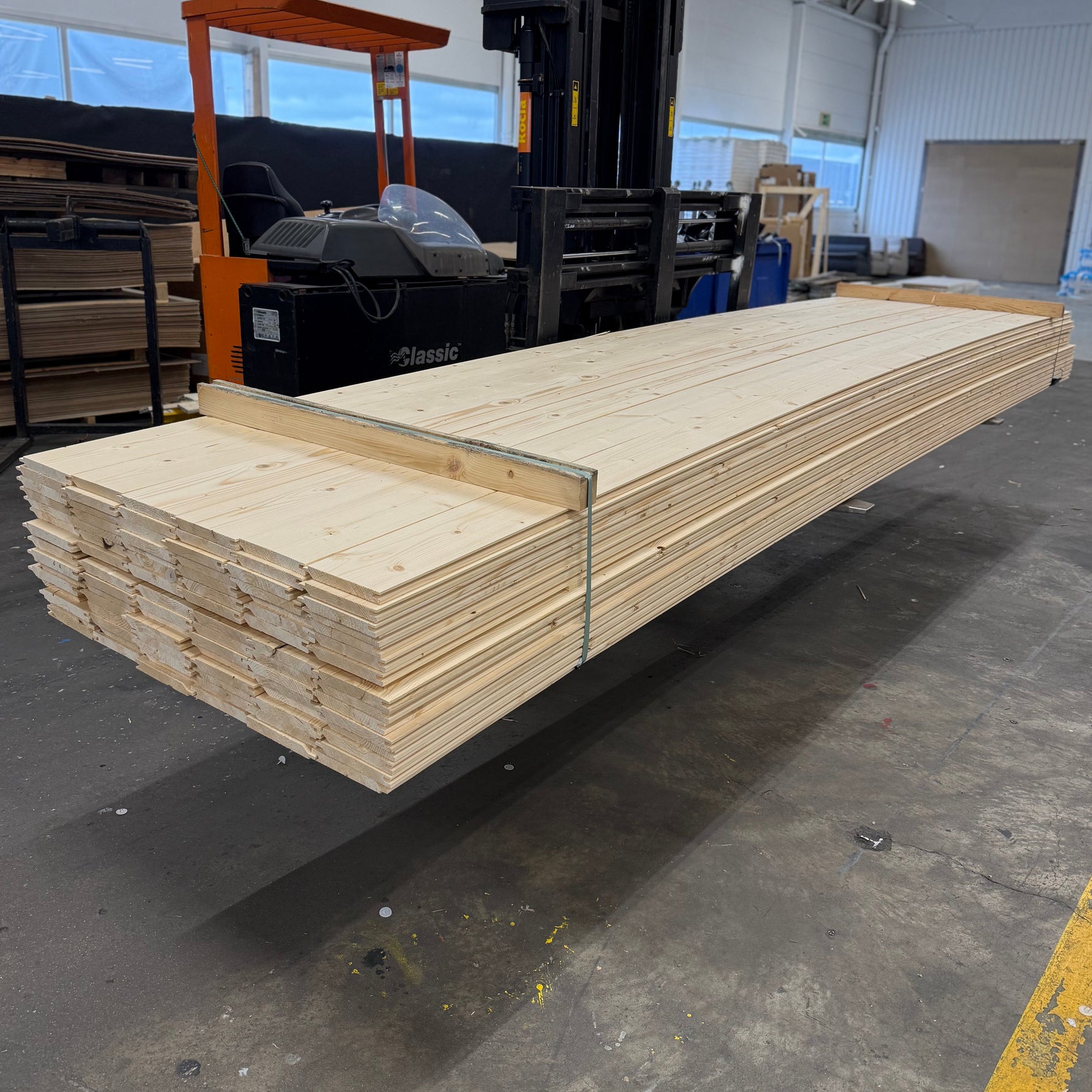Paket Spontpanel 21x170mm 4.80m 90st (Obehandlad) - Spirec