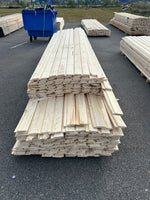 Paket Spårpanel 22x120 mm – 3,60–4,20 m (Andra sortering)
