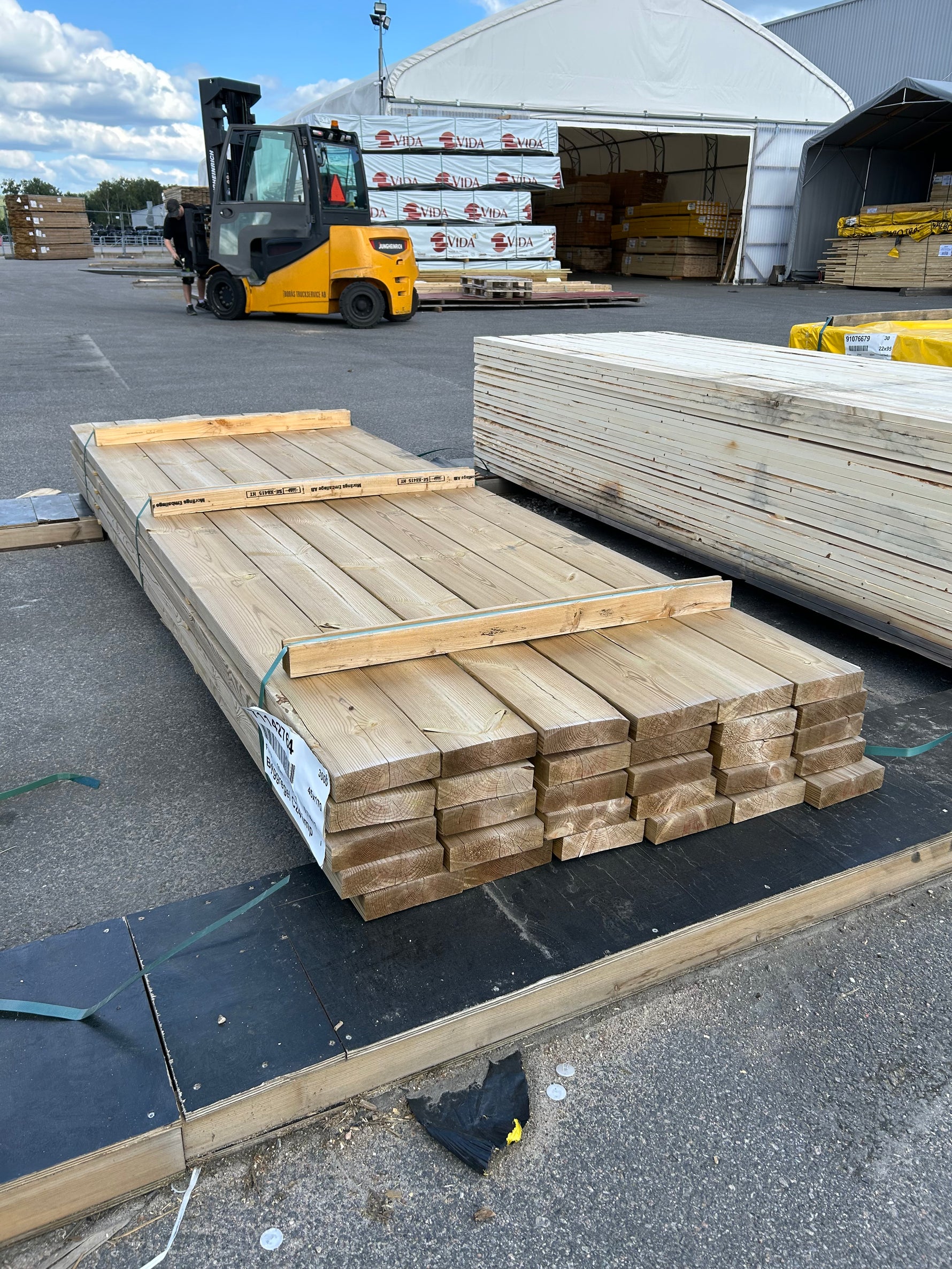 Paket Tryckimpregnerade Reglar 45x170mm 3.0m 30st