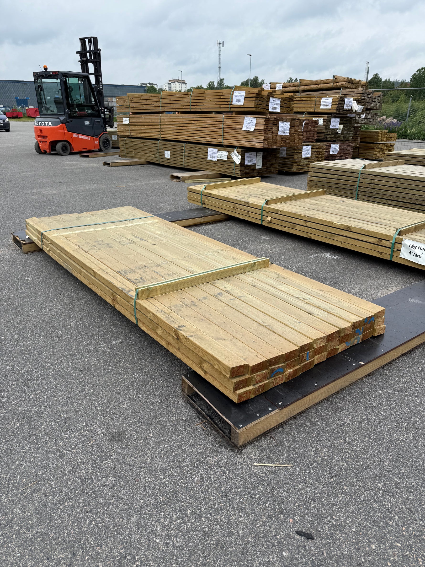 Paket Tryckimpregnerade Reglar 45x95mm 3.0m 33st (NTR AB)