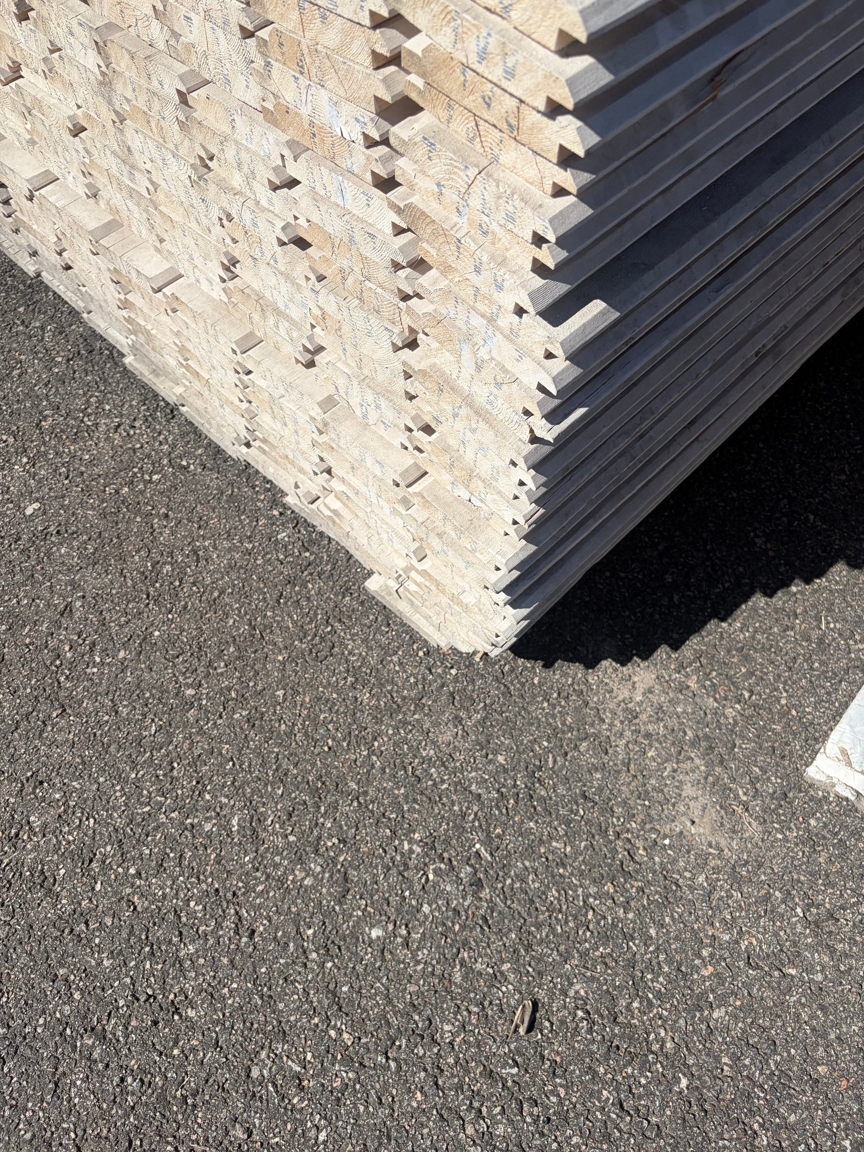 Paket Ytterpanel Dubbelfas Fals 22x120mm, 260st 4.80m Mellanstruken