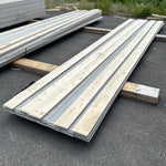 Paket Dubbelfas Halvspont Ändspont 22x145mm 4,80m 19st Grundmålad