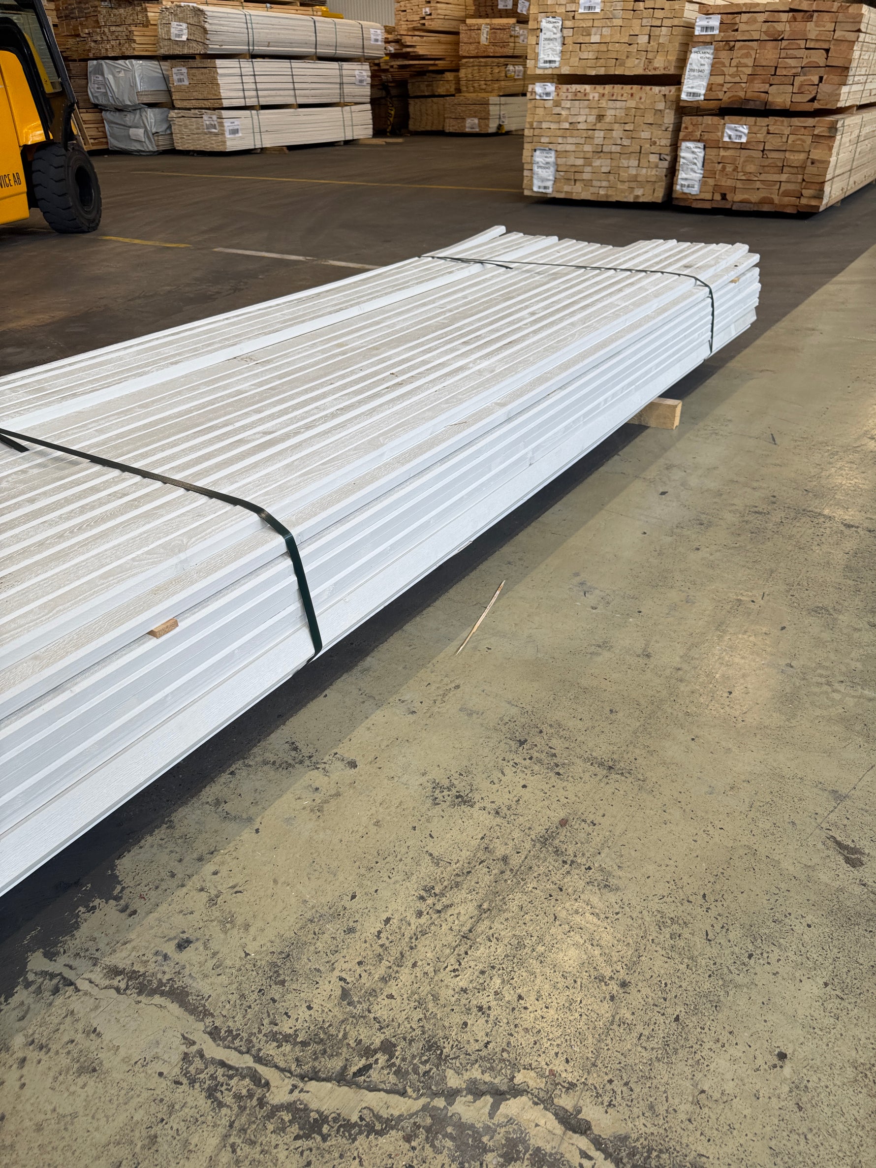 Paket Fasadläkt 22x45mm 4,20m – 260 st Vit