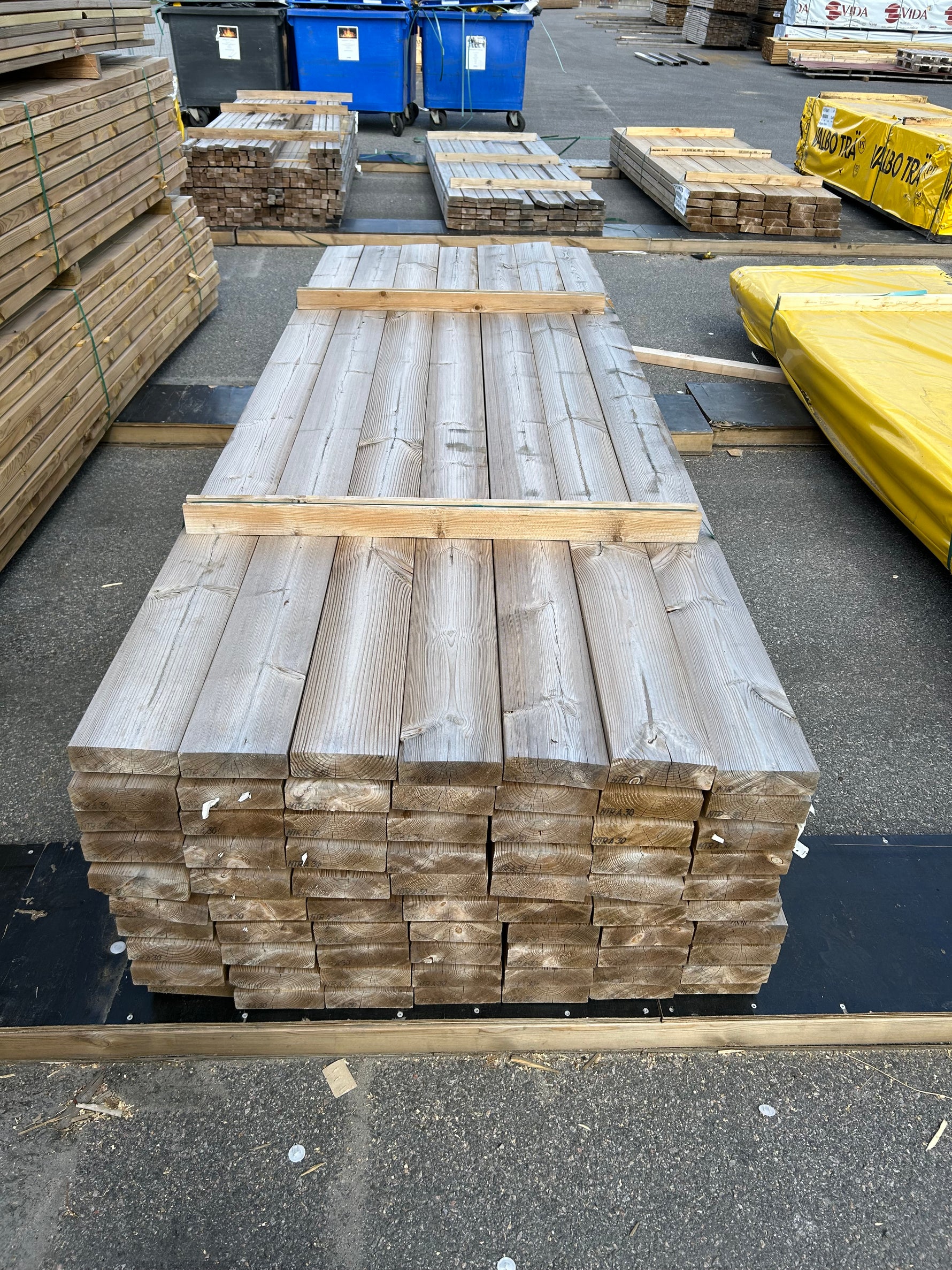 Paket Tryckimpregnerade Reglar 45x145mm 3,00m 70st