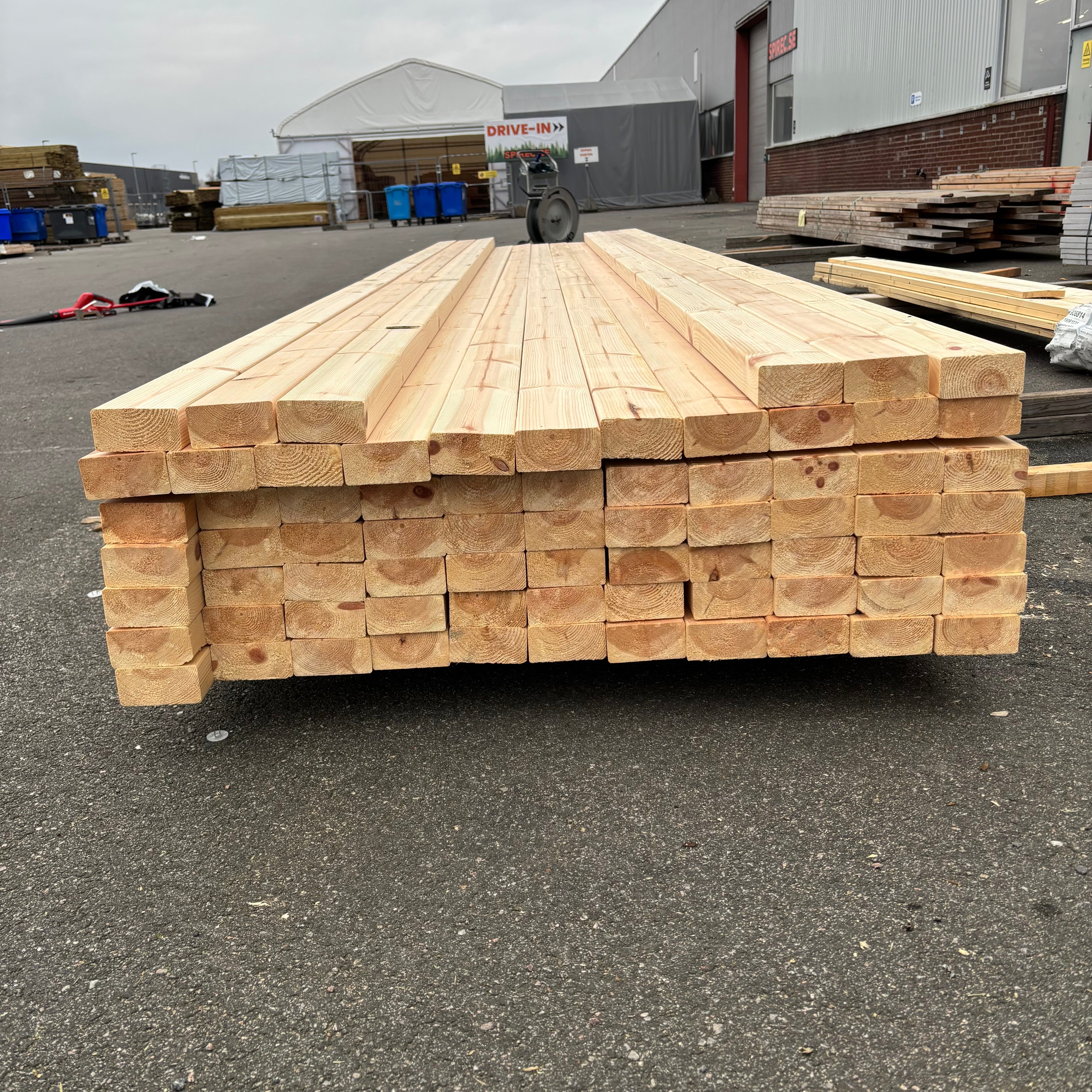 Paket Reglar 45x90mm – 72 st (4,80 m, Hyvlad Furu)