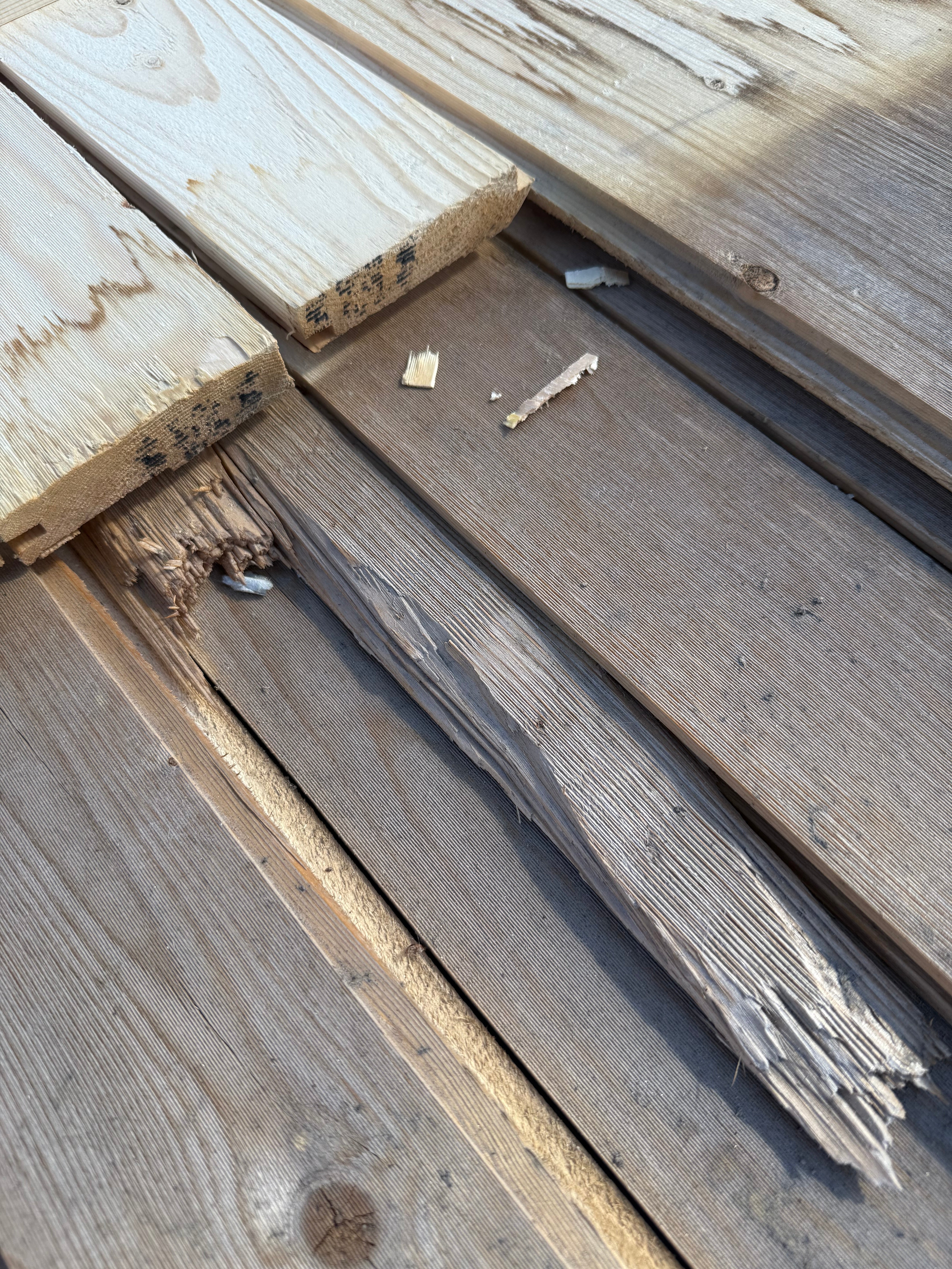Paket Råspont 20x100mm 77st 3.60–4.20m – Andra sortering