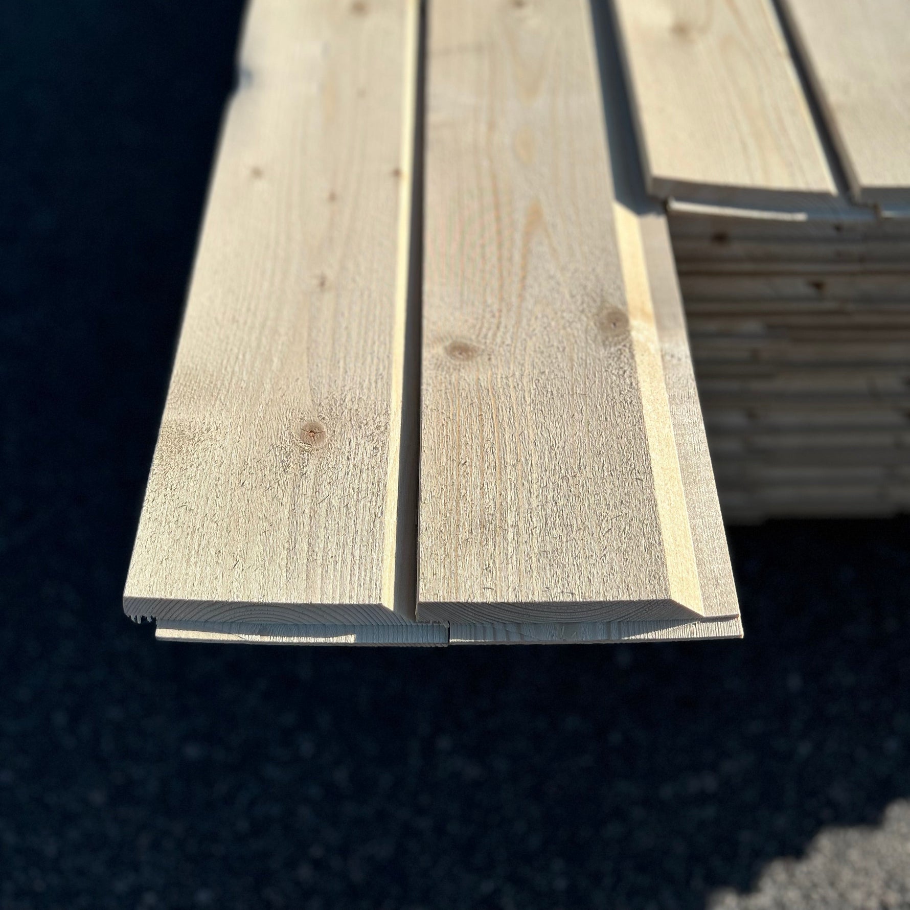 Paket Ytterpanel Enkelfas Fals Ändspont 22x145mm, 160st 3.60m