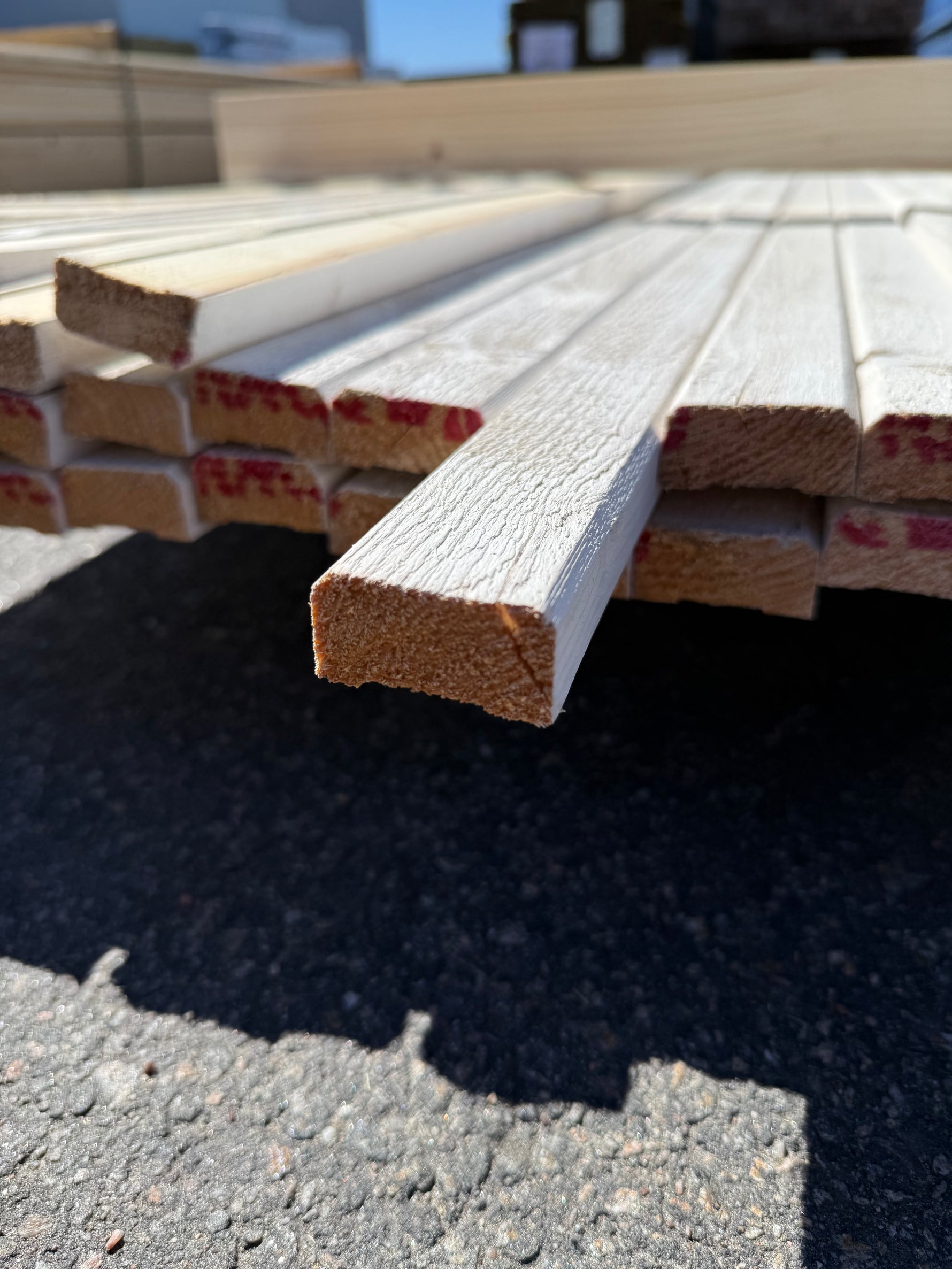 Paket Lockläkt 22x45mm, 55st 4.20m- Grundmålade