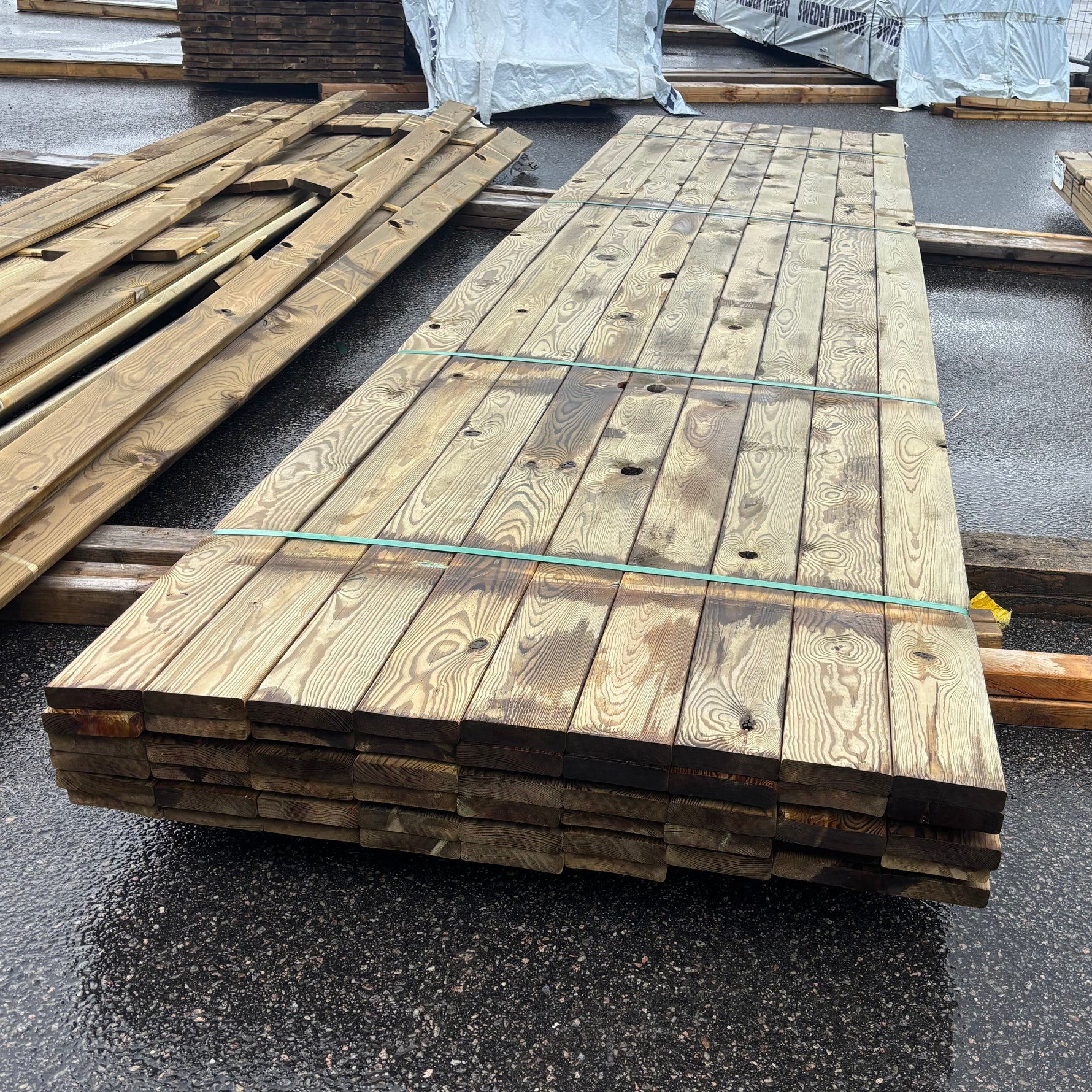 Paket Trall Furu 28x120mm 4,80m 54st Impregnerad B-kvalitet