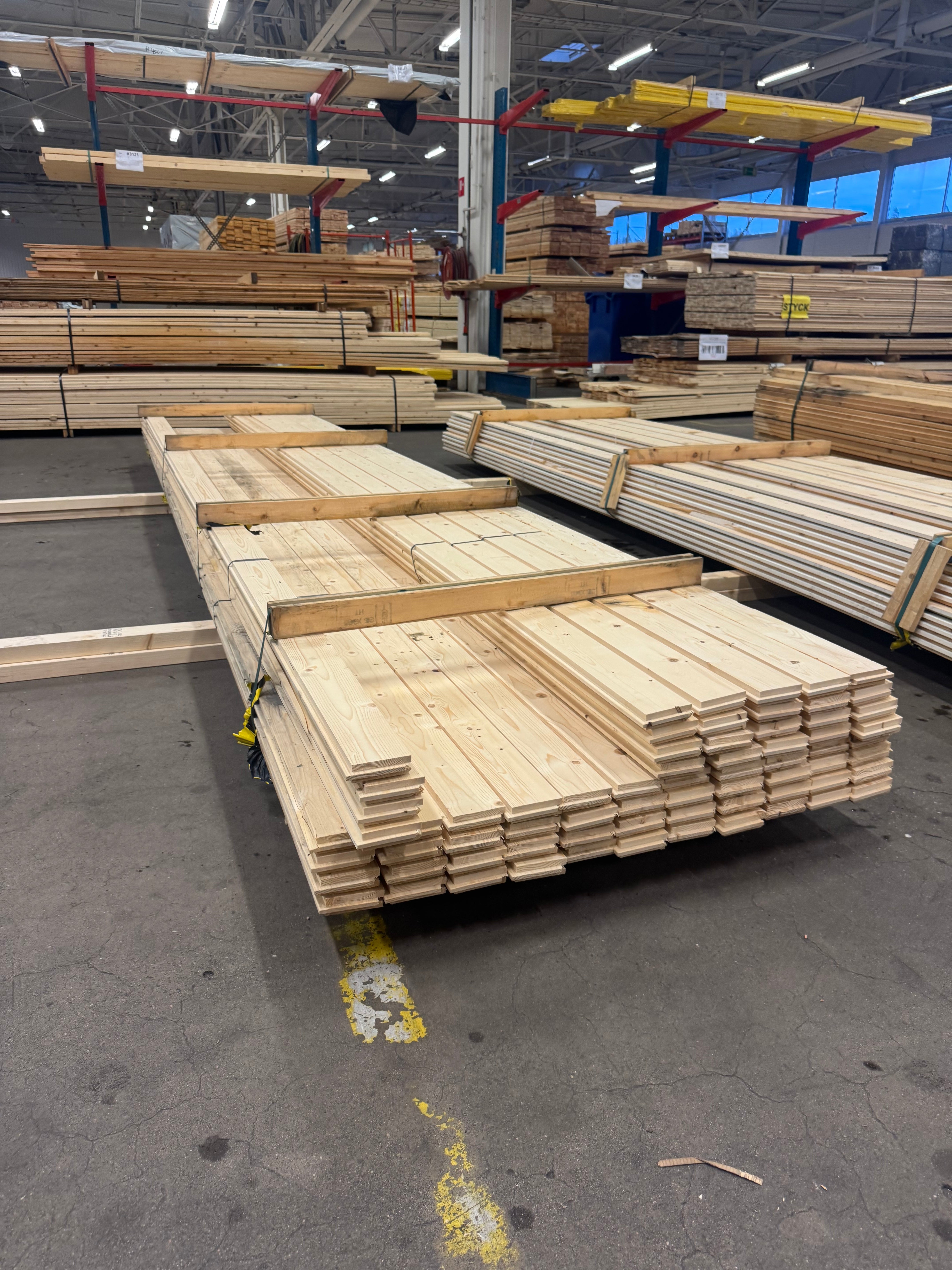 Paket Slätspont 28x95mm 68st 4.80m