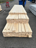 Parti Finsågade Brädor 22x120 mm – 3.60–4.80 m (Andra sortering)