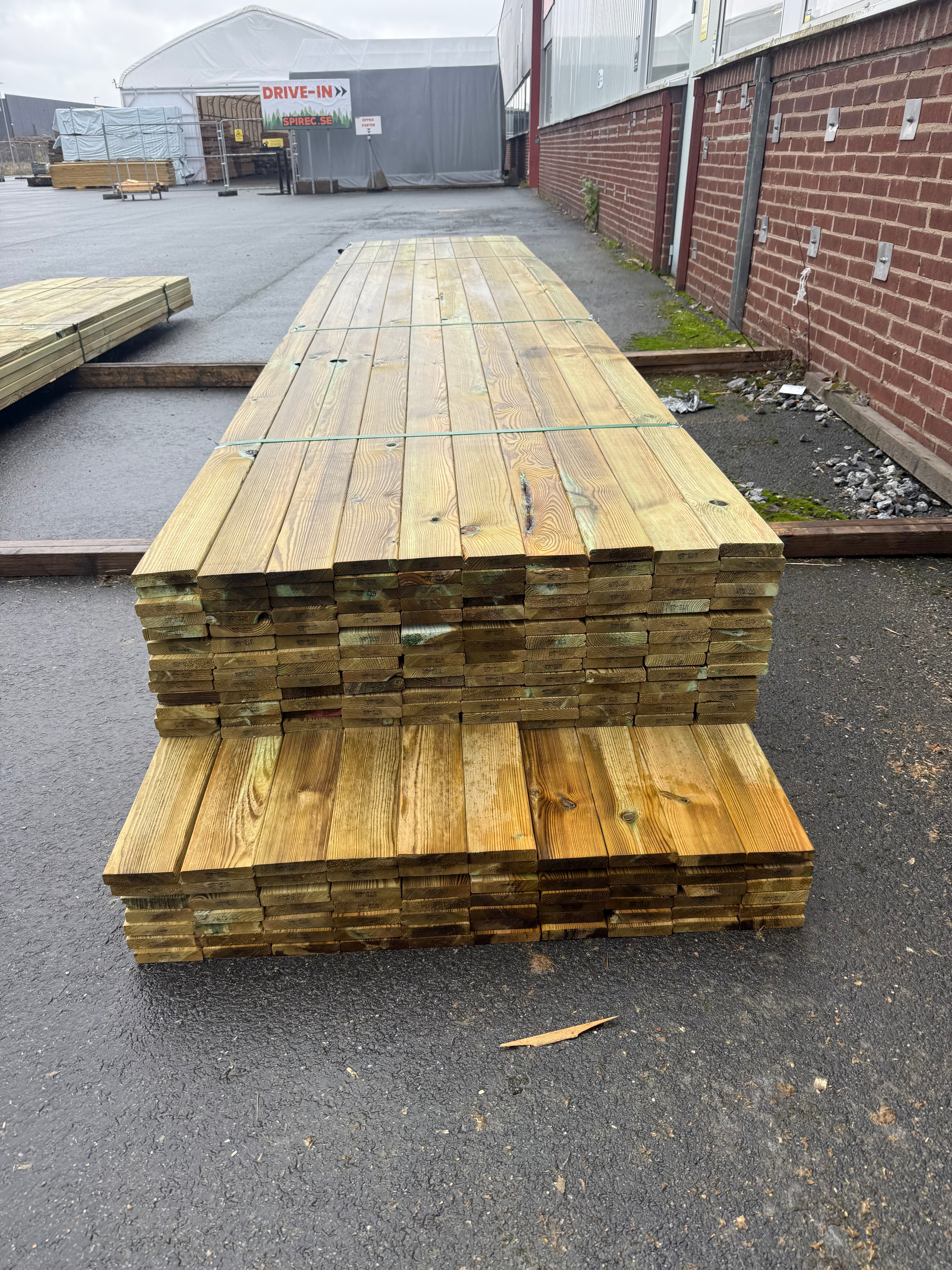 Paket Trall 22x95mm – 200 st (4.50–4.80m) Tryckimpregnerad B-sort