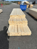 Parti Finsågade Brädor 22x145 mm – 3,60–4,80 m (Andra sortering)