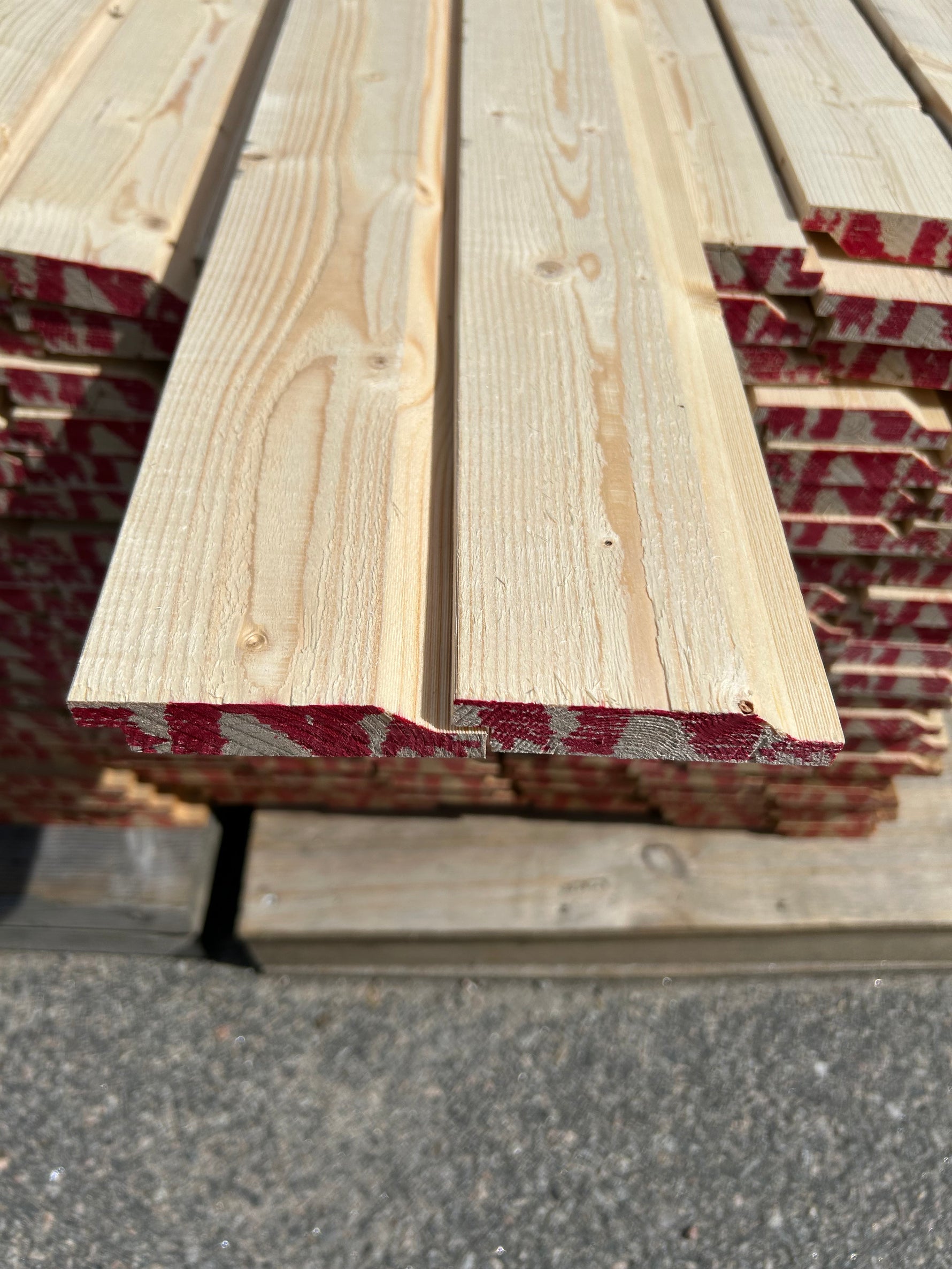 Paket Ytterpanel Enkelfas Halvspont 22x95mm, 231st 3,0m