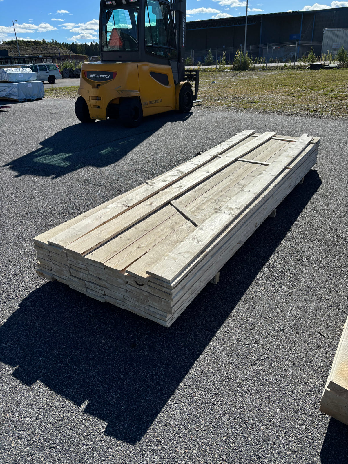 Paket Finsågade Brädor 22x145mm 3,60m 87st (Andra Sortering)