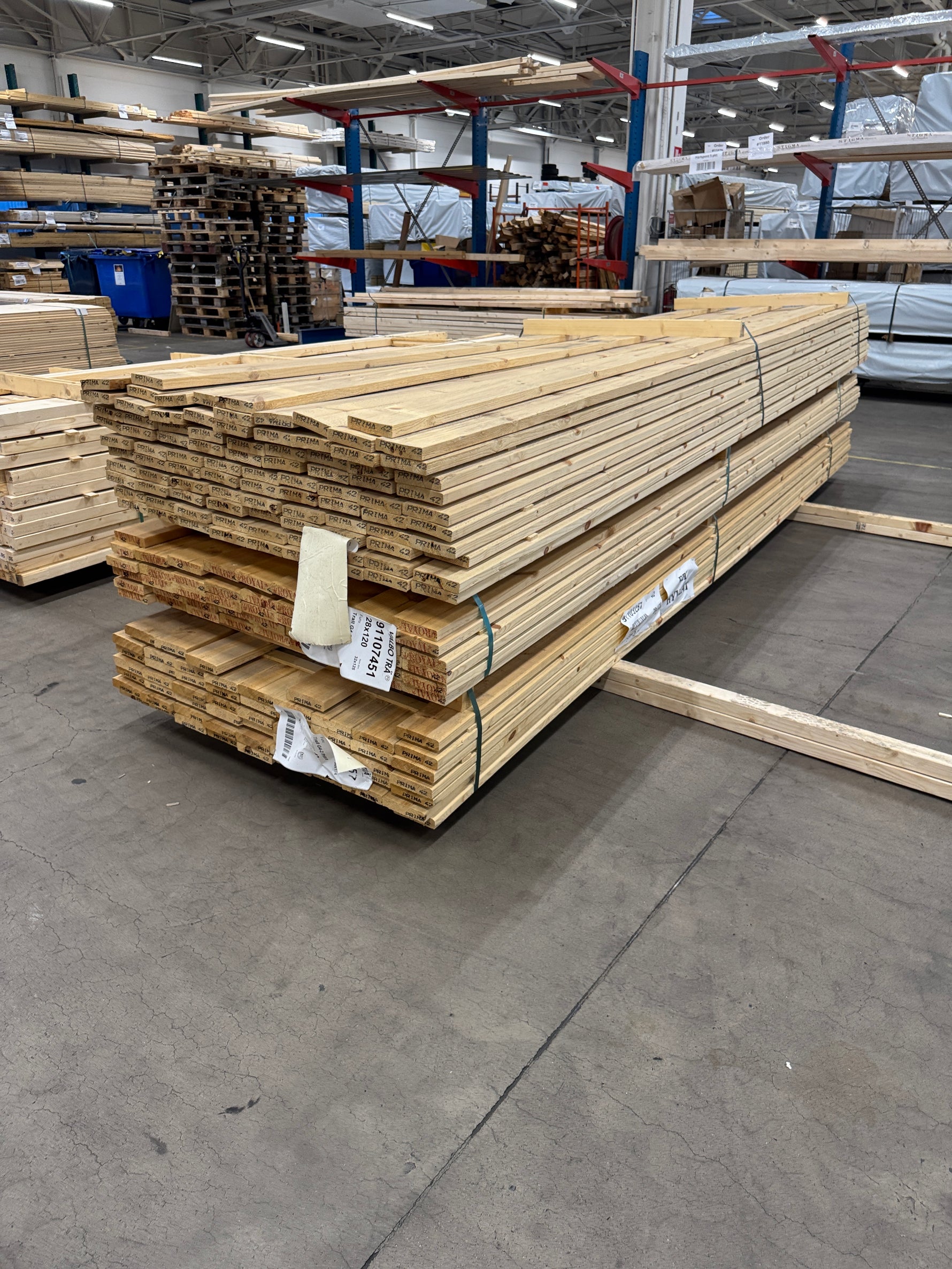 3 paket Trall 28x120mm 4,20m – 200 st Felhyvlad