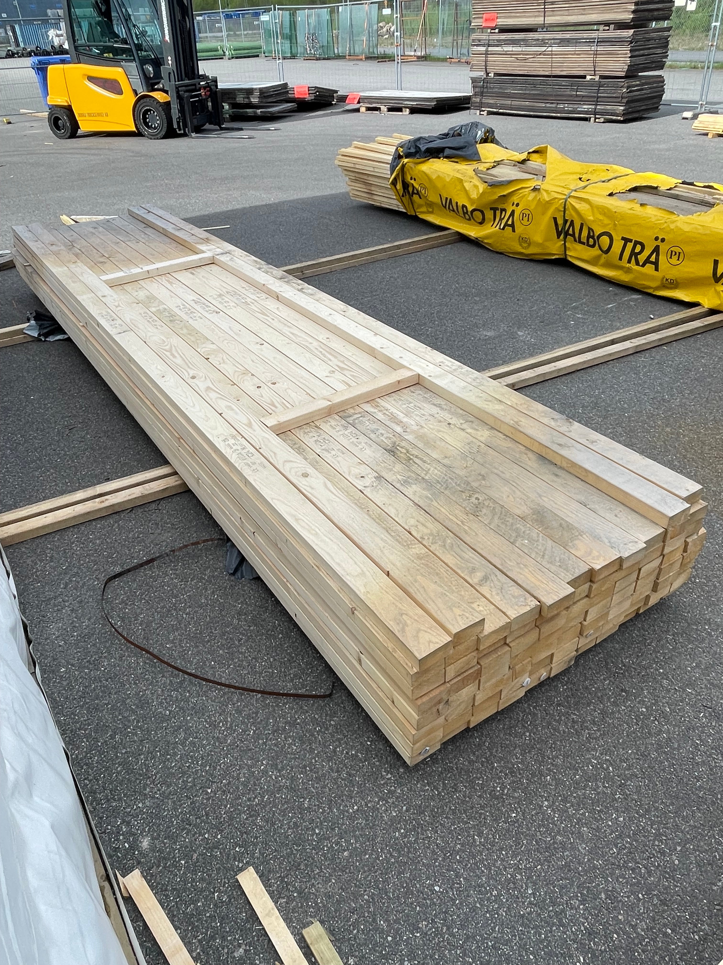 Paket Reglar 45x95 mm – 4,80 m – 81 st – Obehandlad