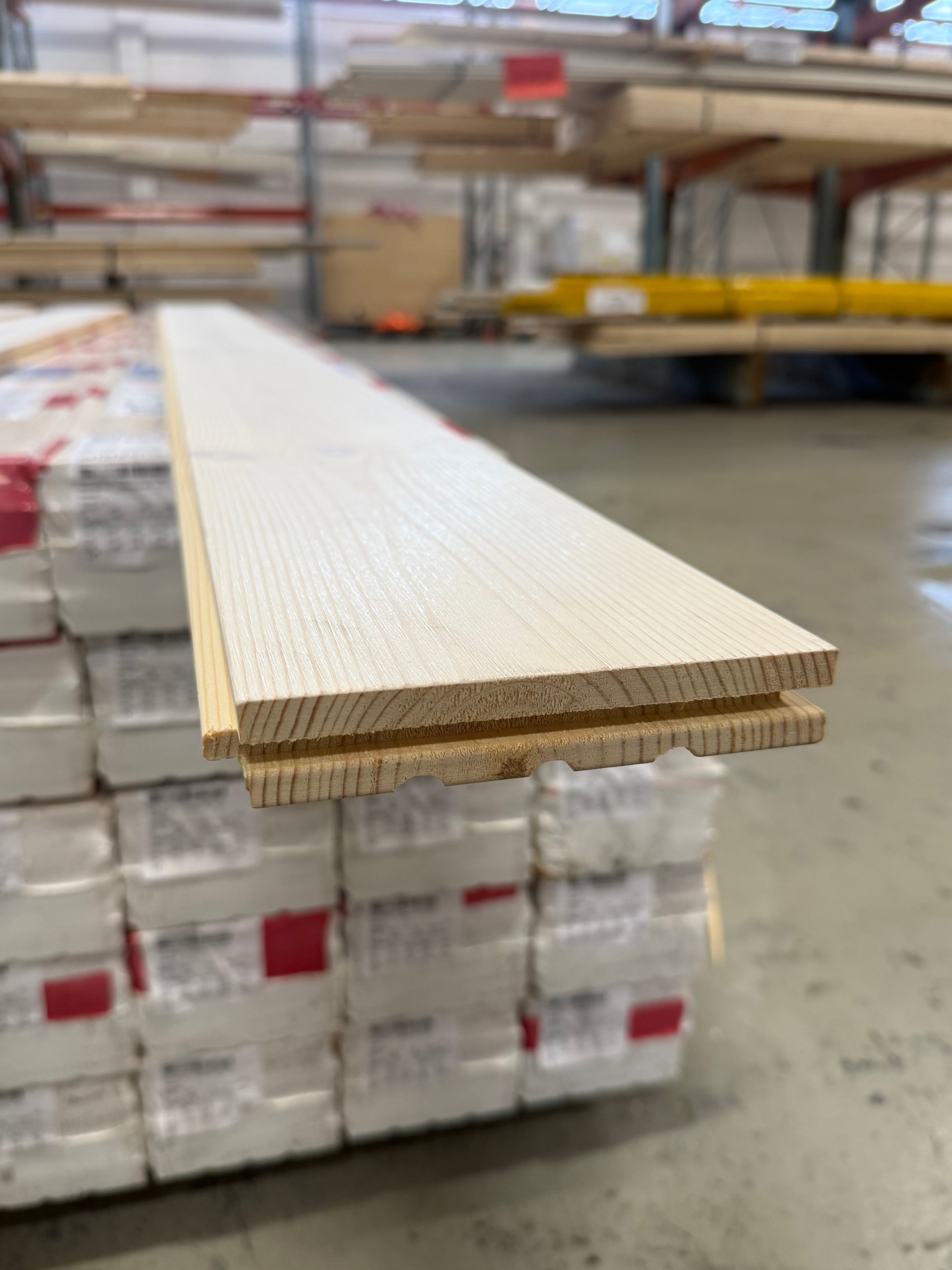 Moelven Furu Golv Snö 25x142mm - Per Bunt (4st 2,20m)