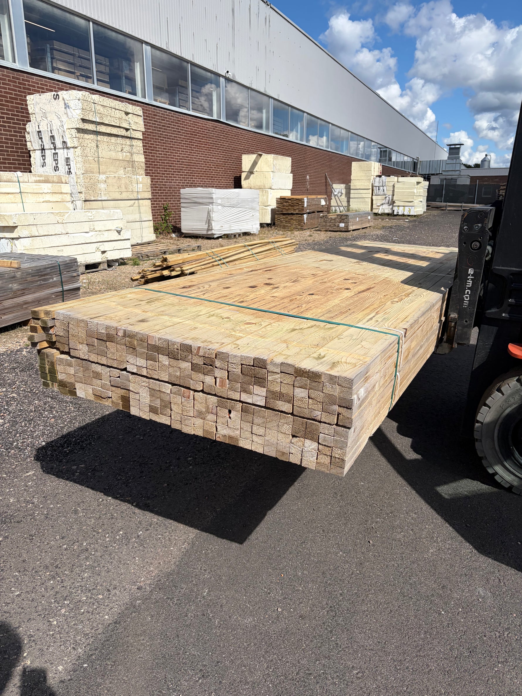 Paket Tryckimpregnerad Läkt 25x36mm, 3,6 m - 280 st