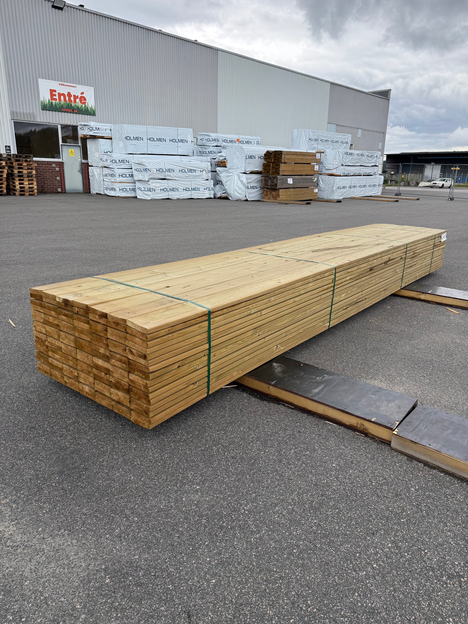 Paket Tryckimpregnerad Trall 28x145mm, 112st 5,40m (Andra sortering)