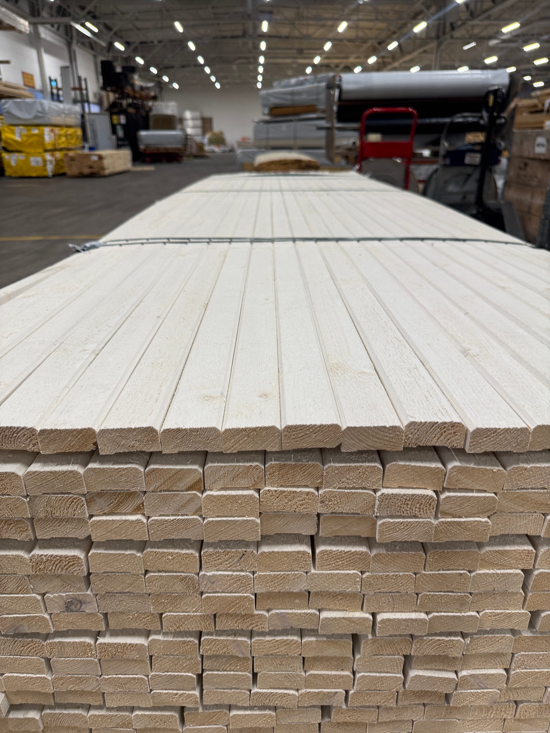 Parti Lockläkt 22x45mm, 528st 3.6m- Grundmålade