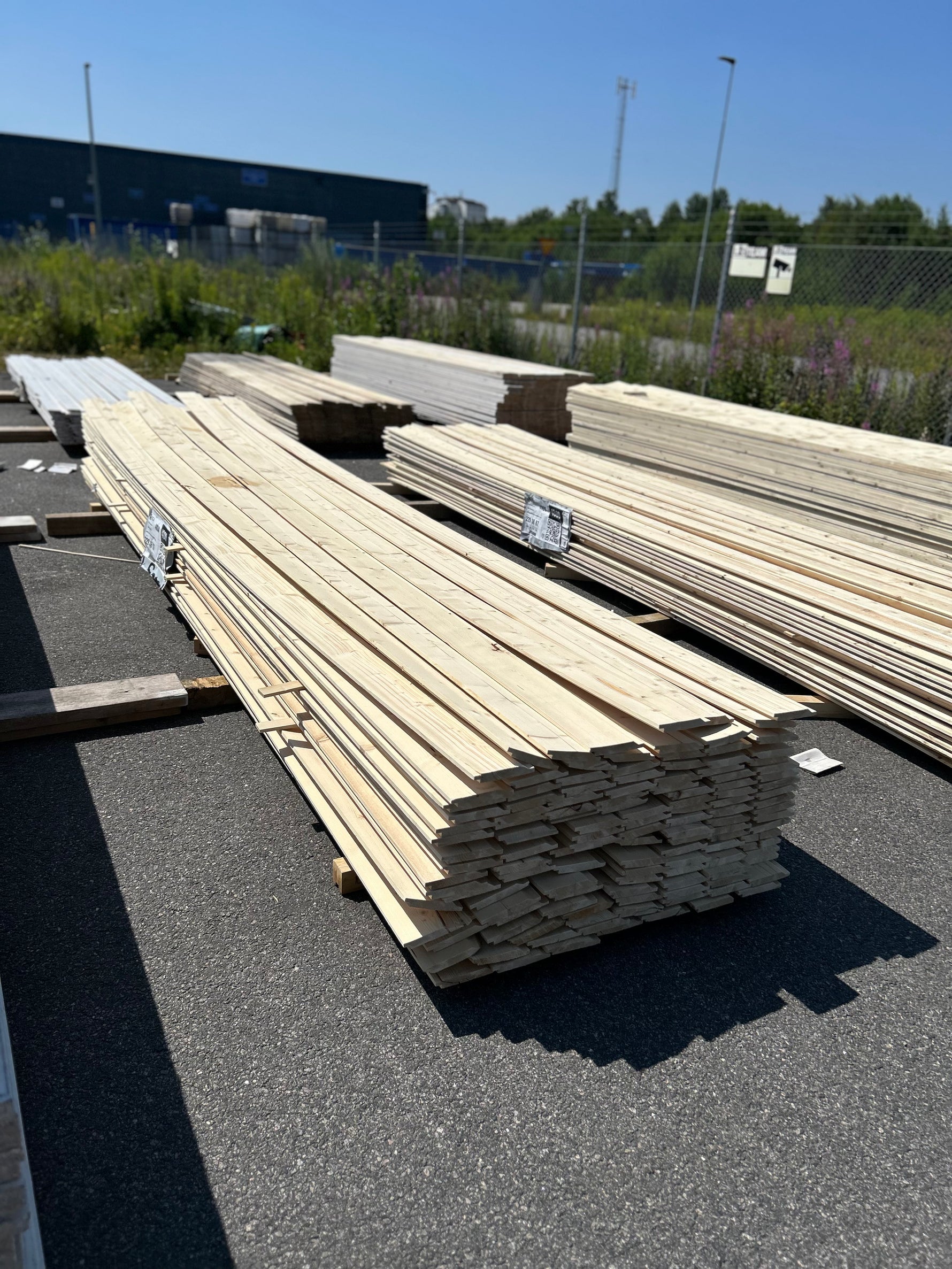 Paket Enkelfasspont 22x145mm 133st 4.80m Obehandlade (Andra sortering)
