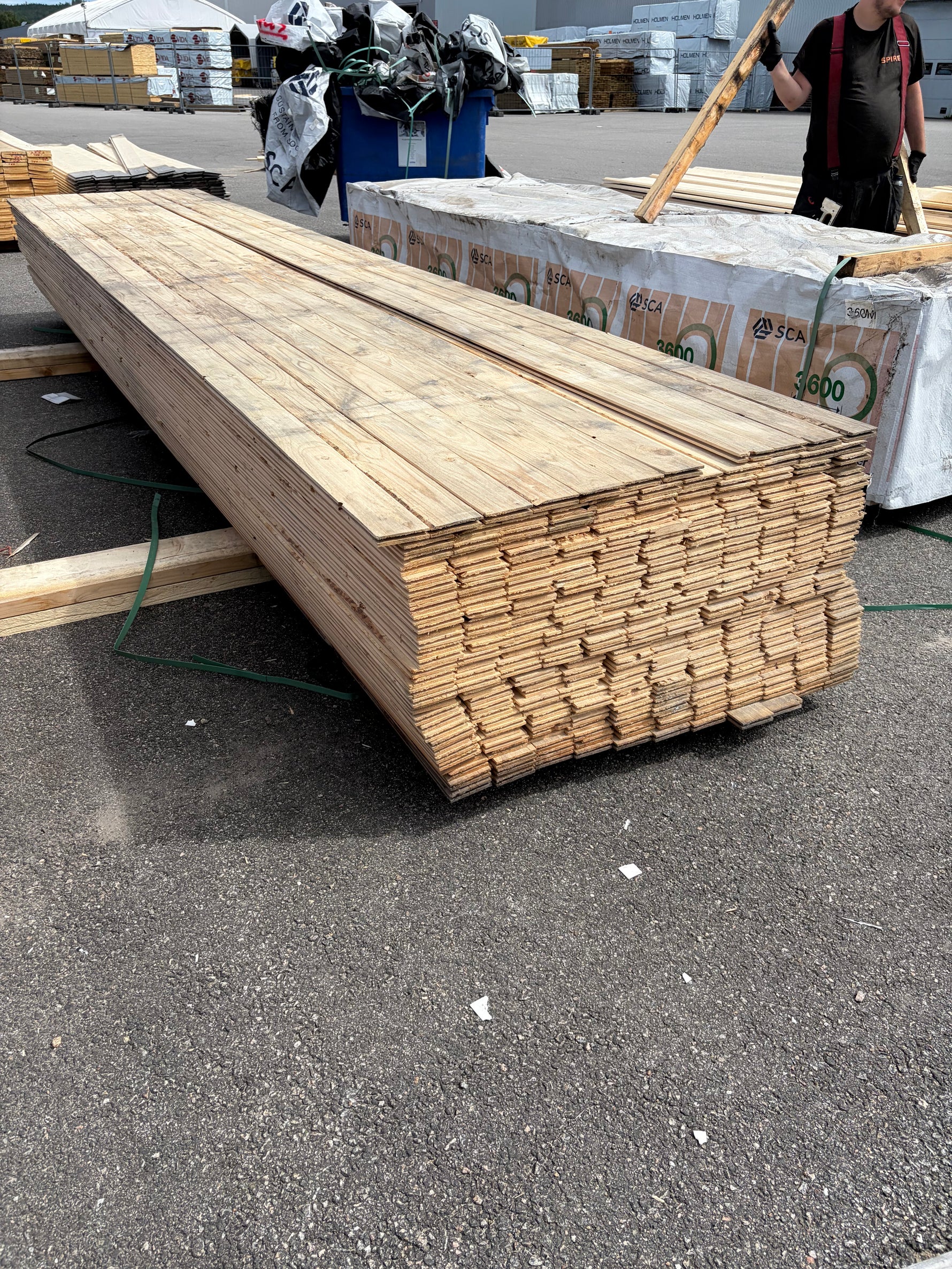 Paket Råspont Ändspontad 17x95mm, 330st 4.80m- Mögel/Fuktskadat