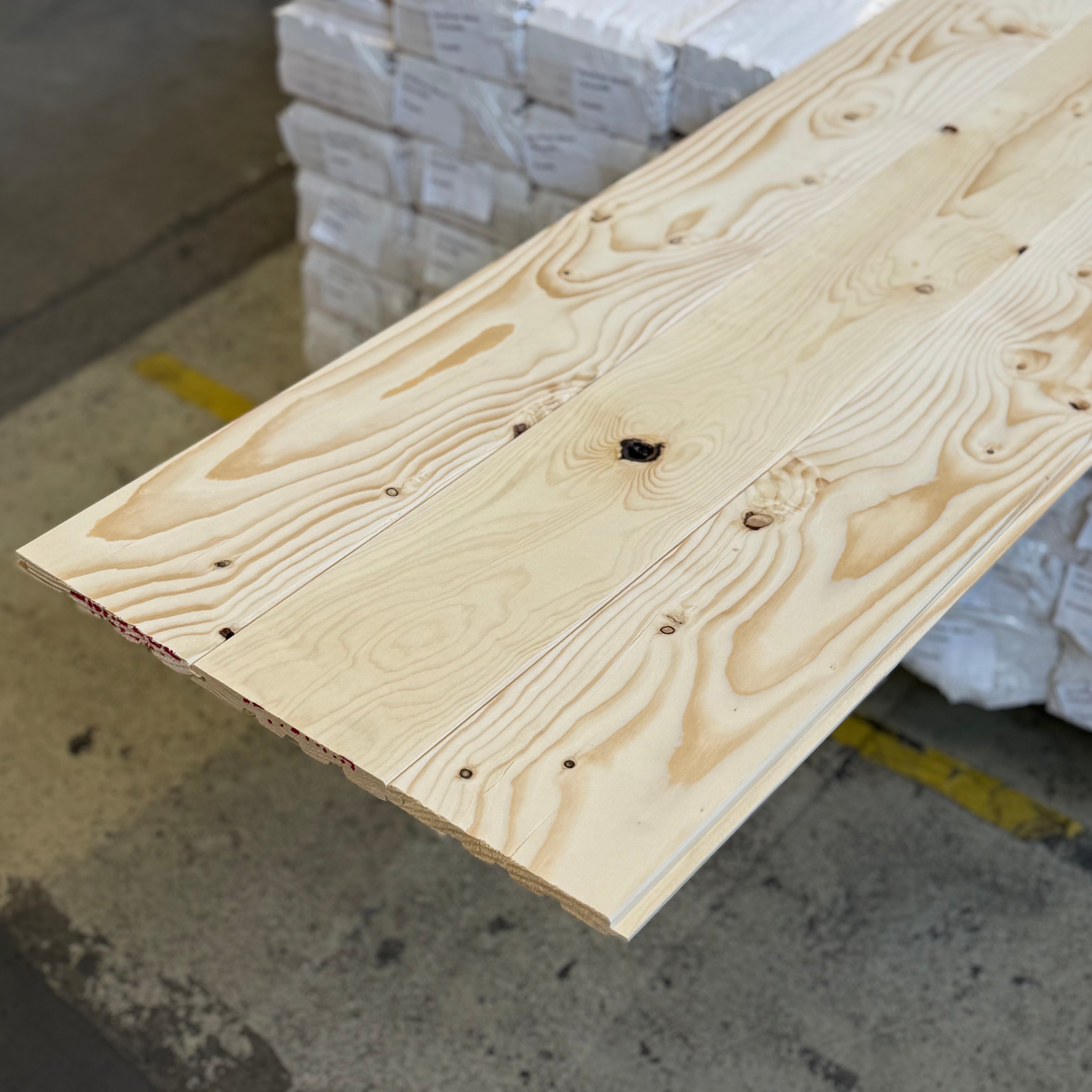 Innerpanel Fasspont 13,5x145mm – B-sortering (Gran, Obehandlad)