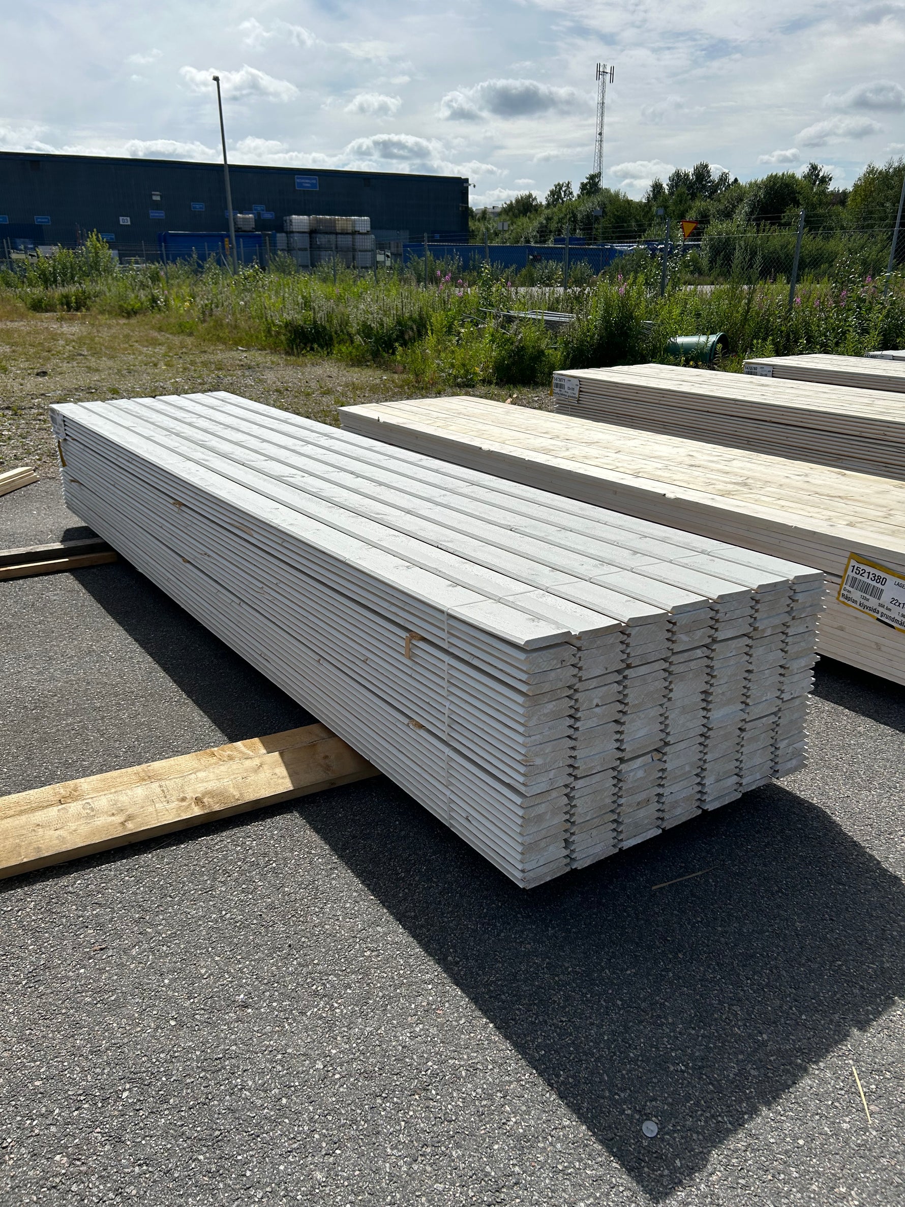 Paket Dubbelfas Halvspont 22x145mm 4,20m 175st Mellanstruken