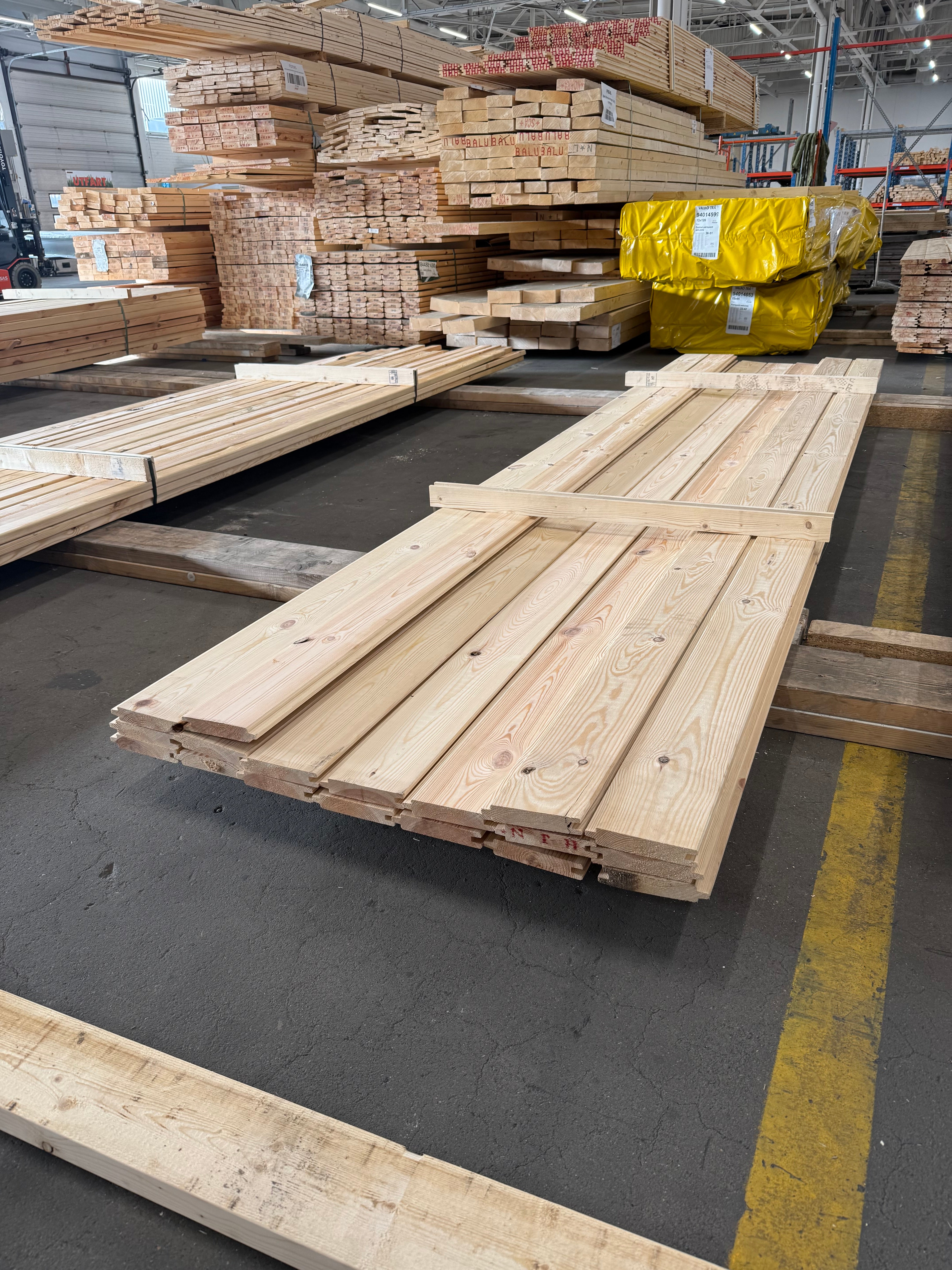 Paket Spontade Brädor 27x145mm 18st 4.20m
