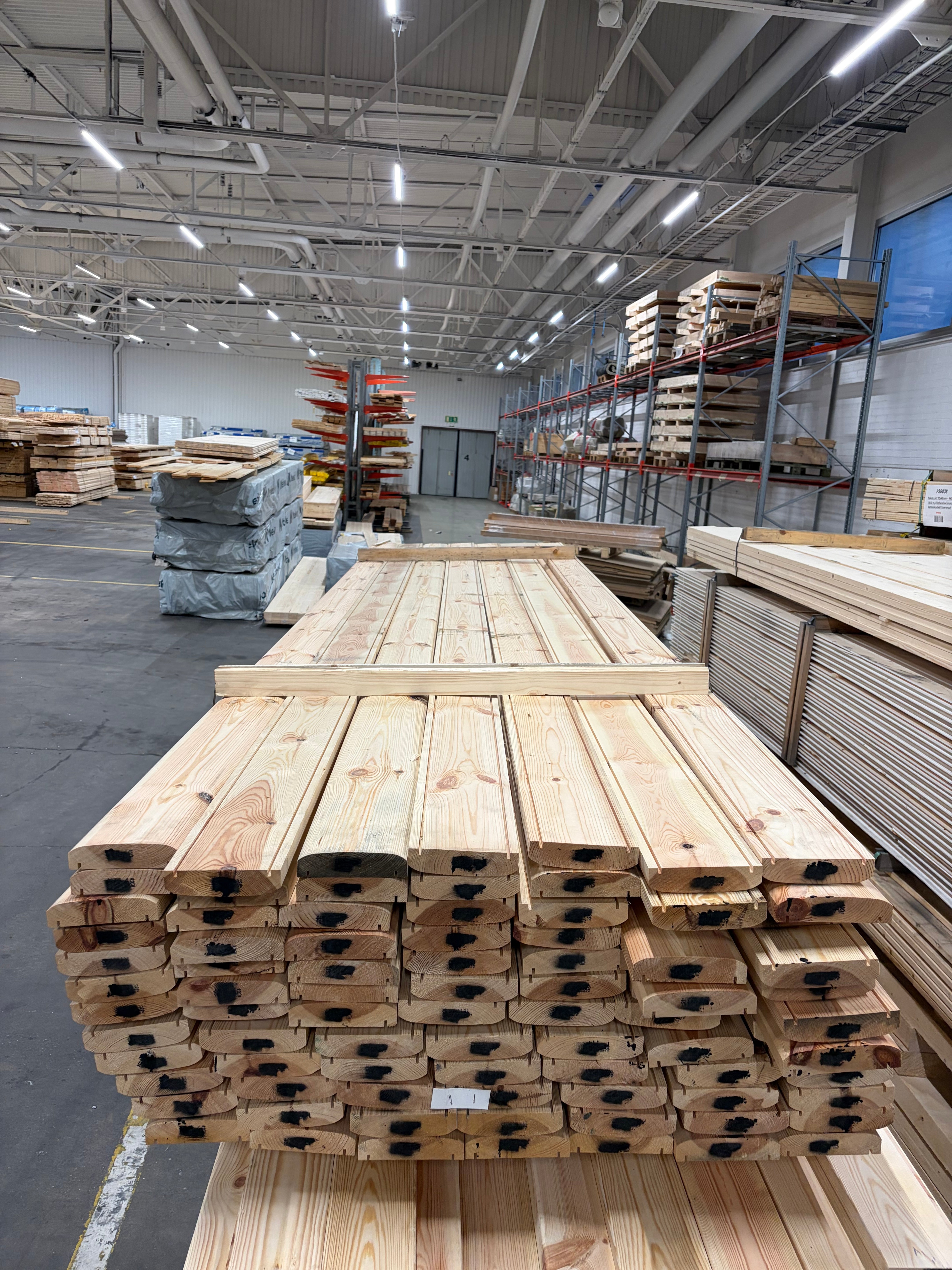 Överliggare 34x145 mm – (Furu, B-sortering)